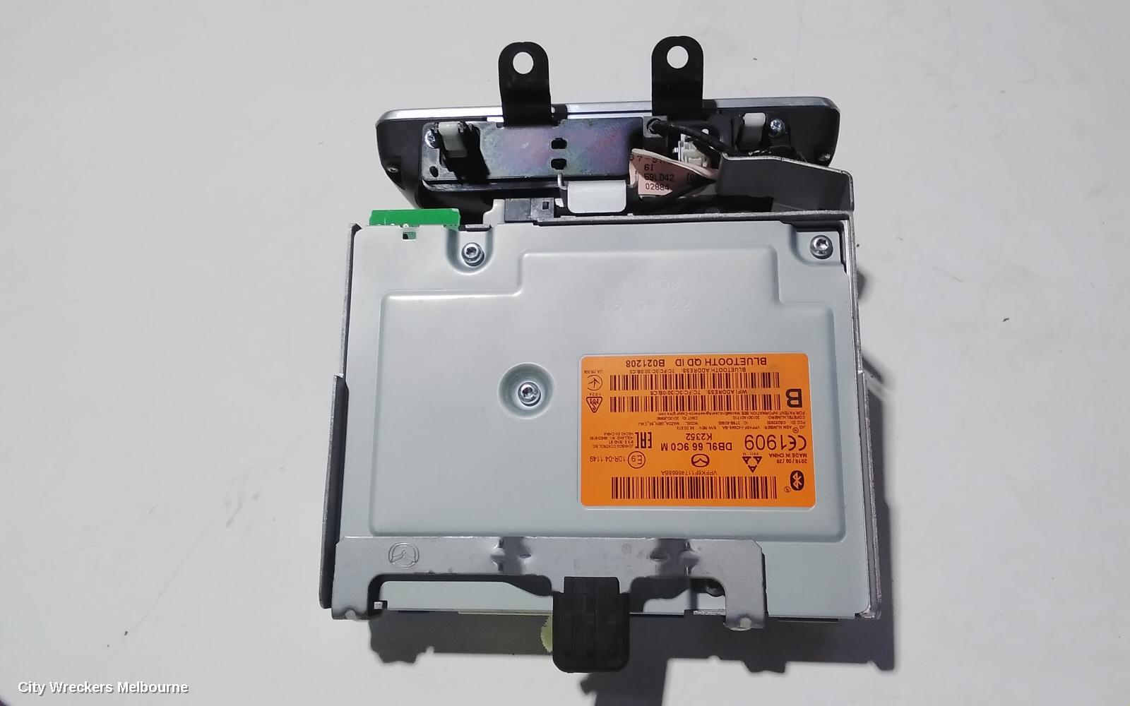 MAZDA CX3 RADIO/CD/DVD/SAT/TV, DISPLAY UNIT, 7IN TOUCHSCREEN, DK, 03/2015 - 02/2022
