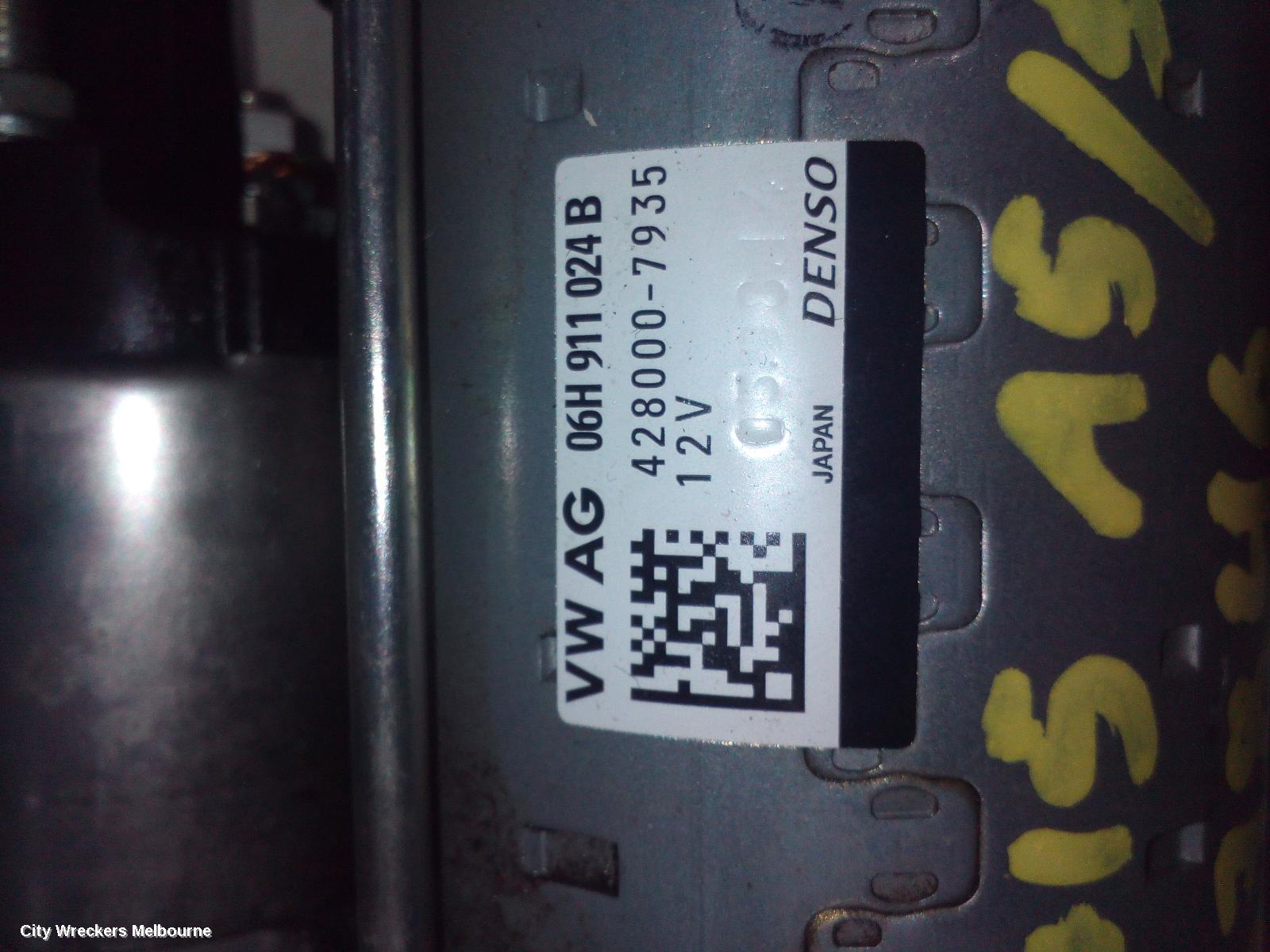 AUDI A5 STARTER, PETROL, 1.8, CJEB/CJEE CODE, 8T, 10/2011 - 11/2016