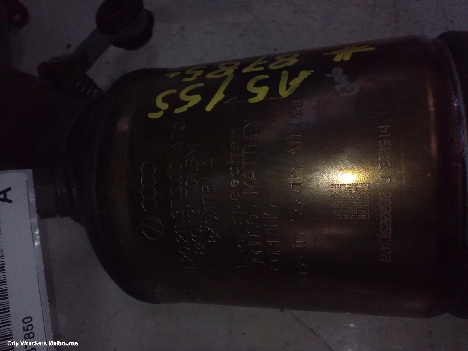 AUDI A5 CATALYTIC CONVERTER, UNDER CAR-CAT TYPE, 1.8, PETROL, CJEB/CJEE CODE, 8T, 10/2011 - 11/2016