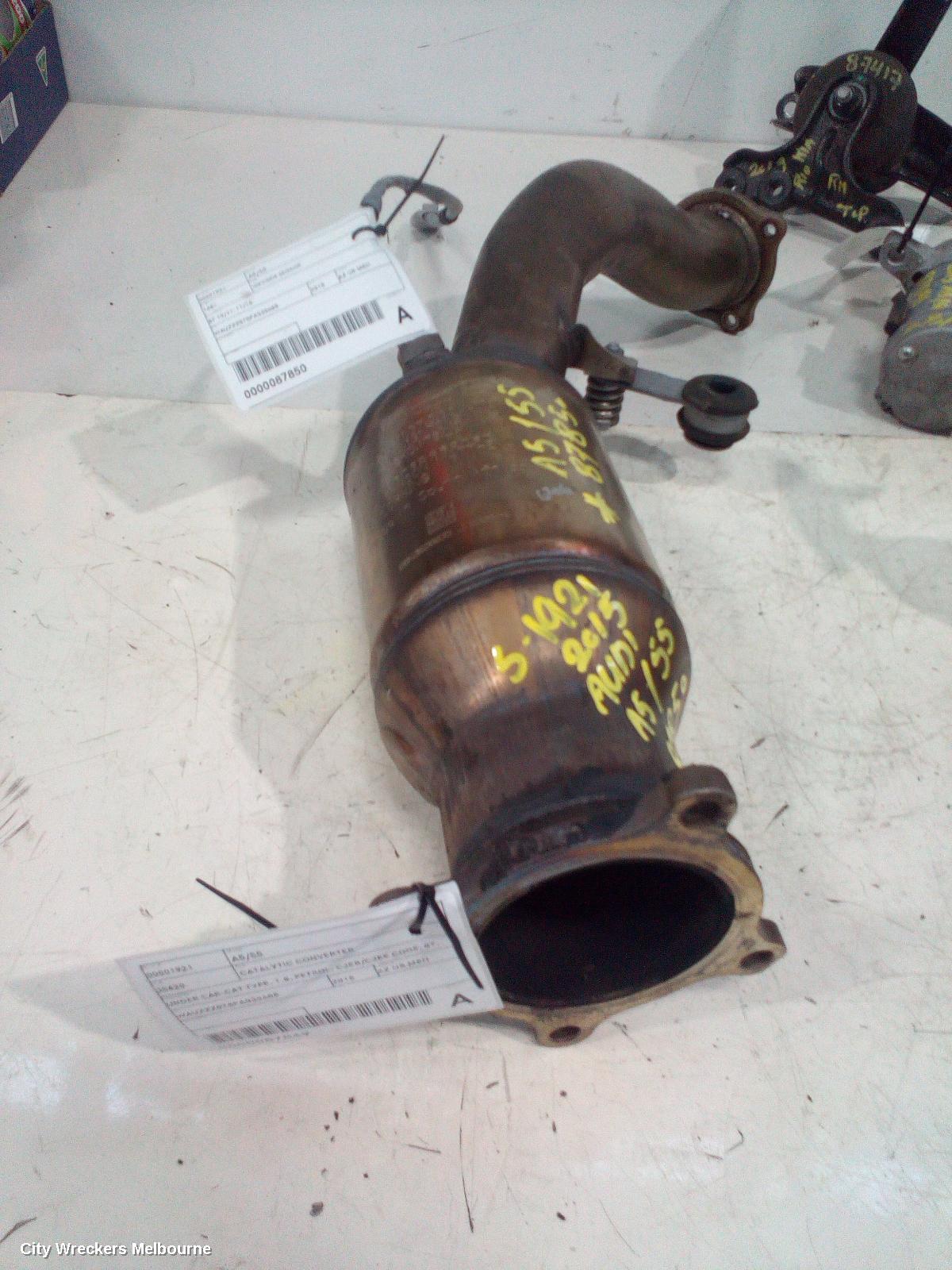 AUDI A5 CATALYTIC CONVERTER, UNDER CAR-CAT TYPE, 1.8, PETROL, CJEB/CJEE CODE, 8T, 10/2011 - 11/2016
