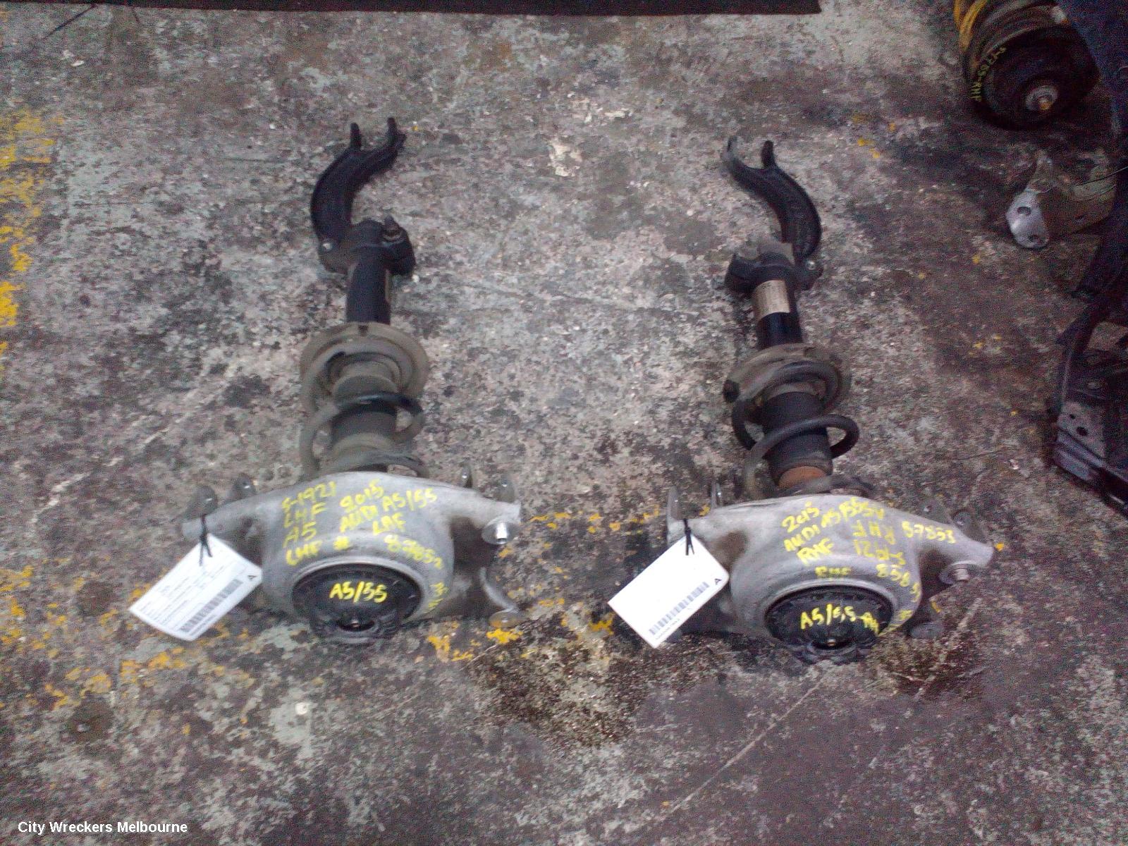 AUDI A5 LEFT FRONT STRUT, A5, 8T, COUPE, STANDARD TYPE, 10/2007 - 11/2016