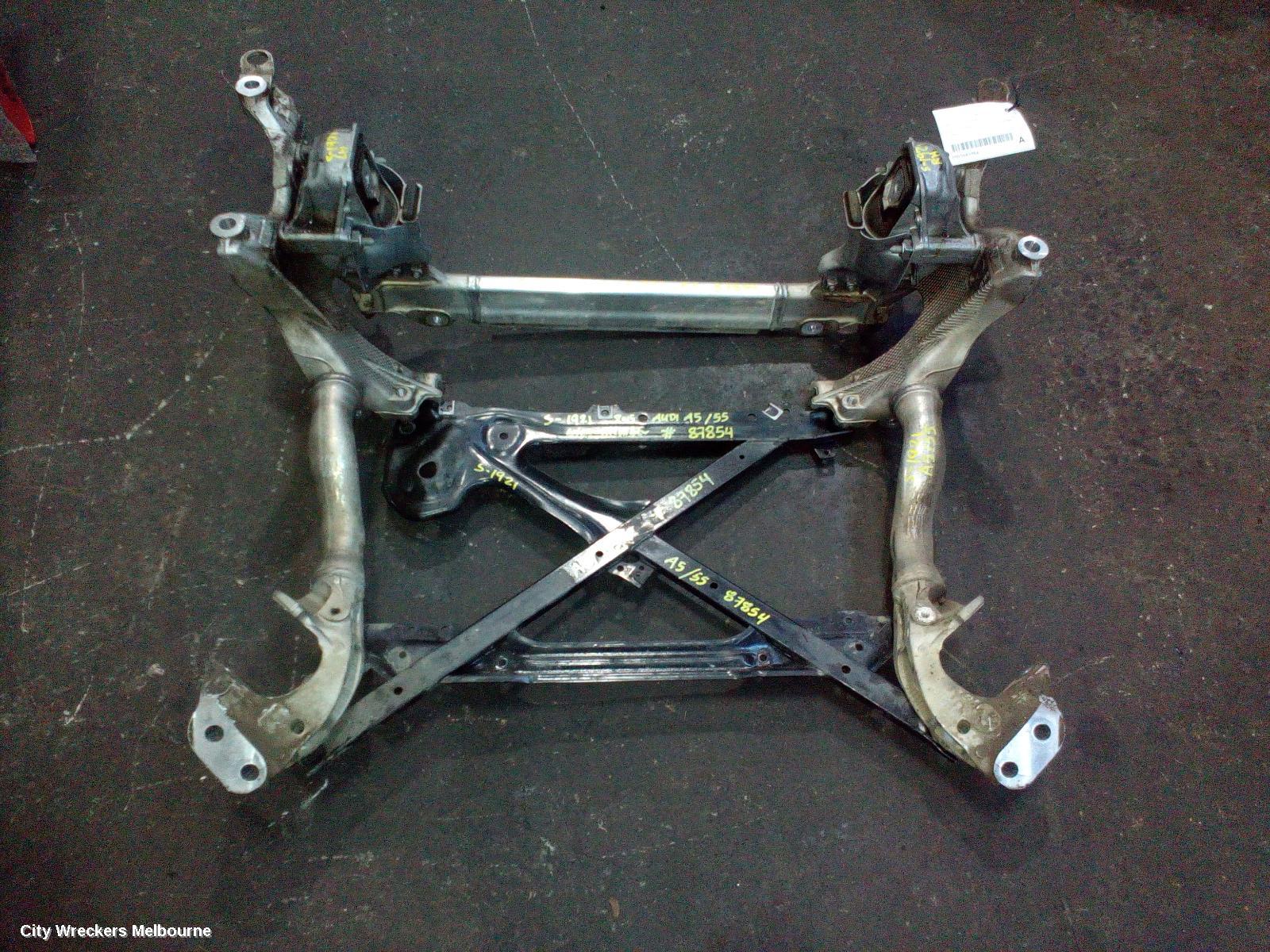 AUDI A5 FRT XMEMBER/CRADLE, 8T/8F, ENGINE CROSSMEMBER, PETROL, 3.0/3.2/4.2, CAKA/CALA/CAUA/CFSA CODE, 10/2007 - 11/2016
