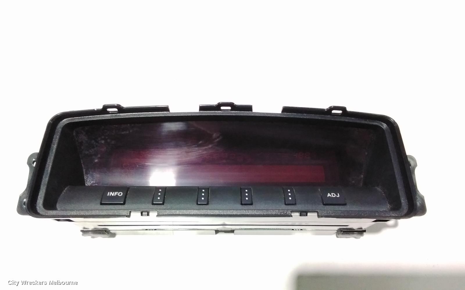 MITSUBISHI PAJERO RADIO/CD/DVD/SAT/TV, DISPLAY & HEAD UNIT, SAT NAV TYPE (A-01), NS-NW, 03/2008 - 08/2012
