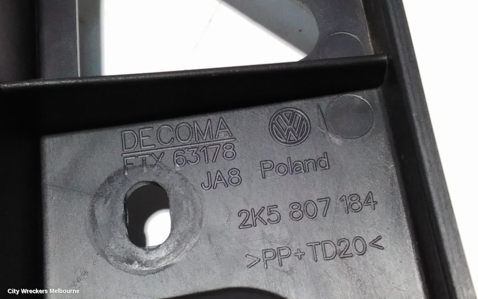 VOLKSWAGEN CADDY, 2K MY11 12/2010 - 11/2015, RHF BAR SLIDE: 87949
