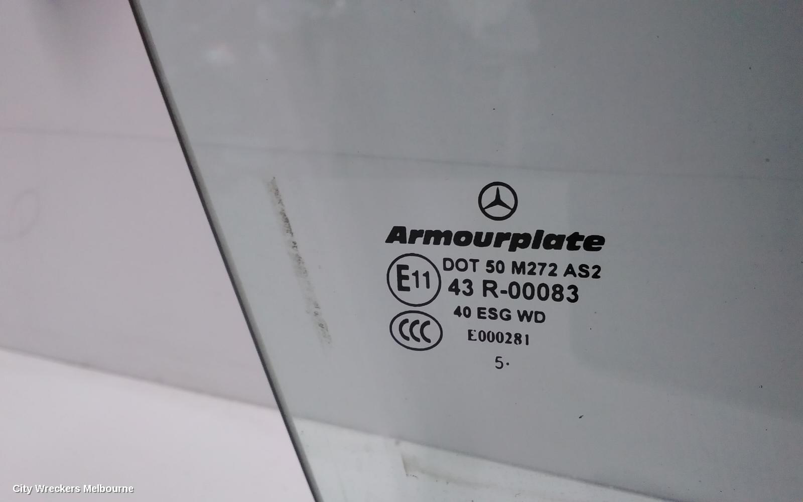 MERCEDES C CLASS RIGHT FRONT DOOR WINDOW, W203/S203, SEDAN/WAGON (CLAMP TO REG TYPE), 11/2000 - 06/2007