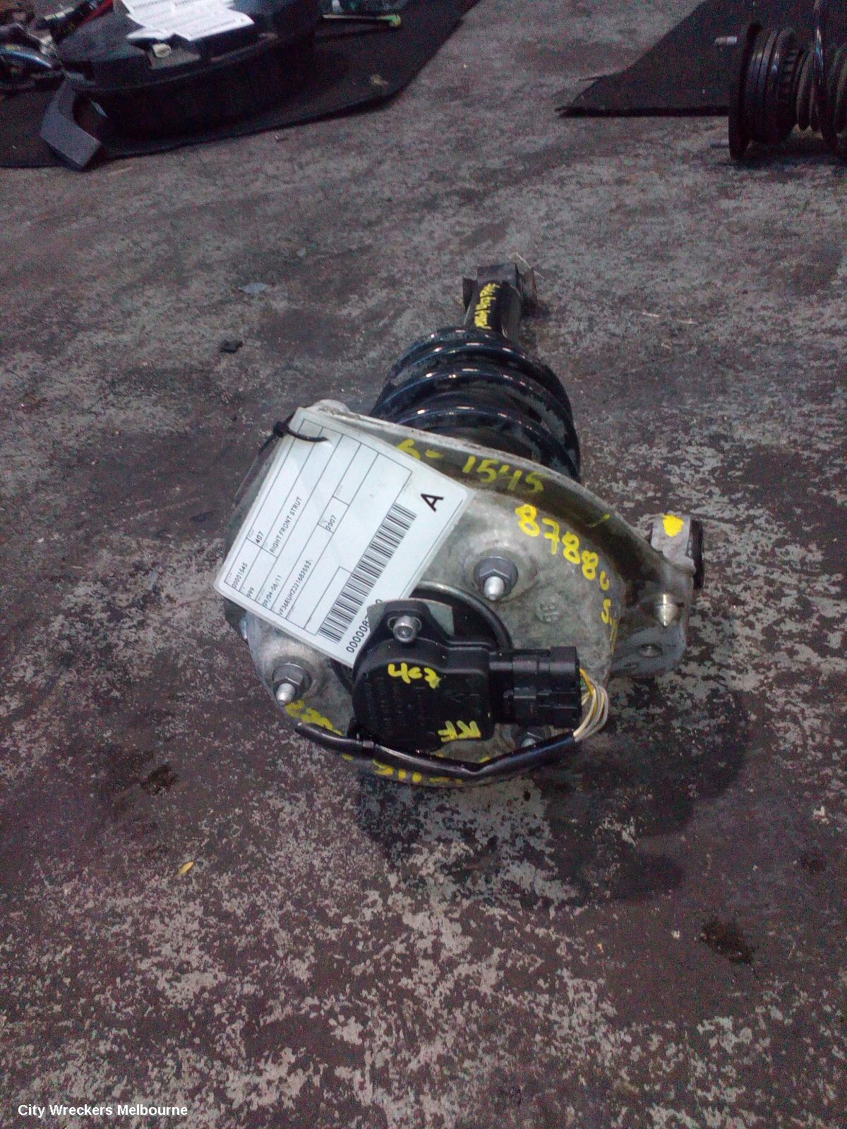 PEUGEOT 407 RIGHT FRONT STRUT, 09/2004 - 06/2011