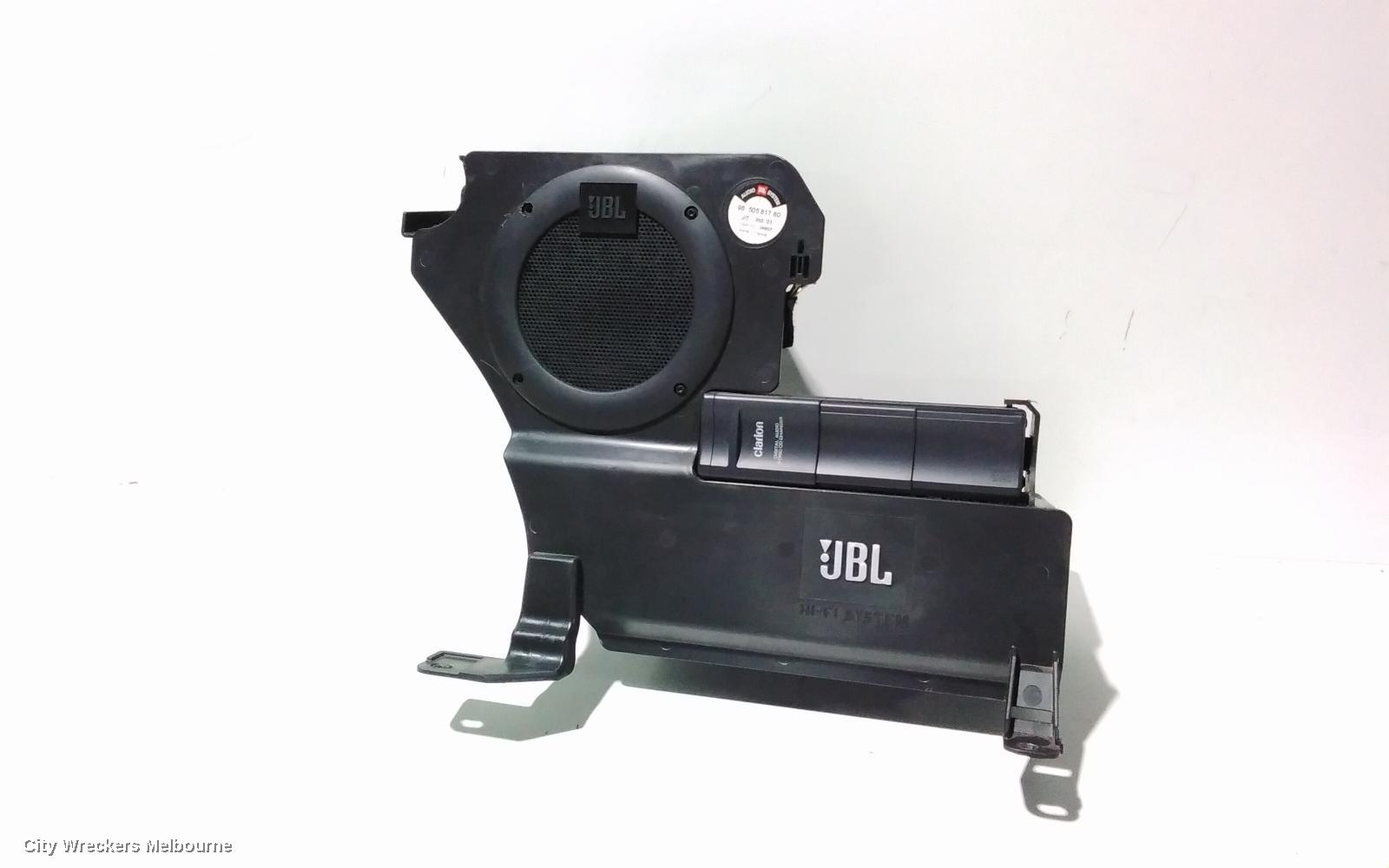 PEUGEOT 407 RADIO/CD/DVD/SAT/TV, HEAD UNIT ONLY, 6 DISC CD STACKER, 09/2004 - 06/2011