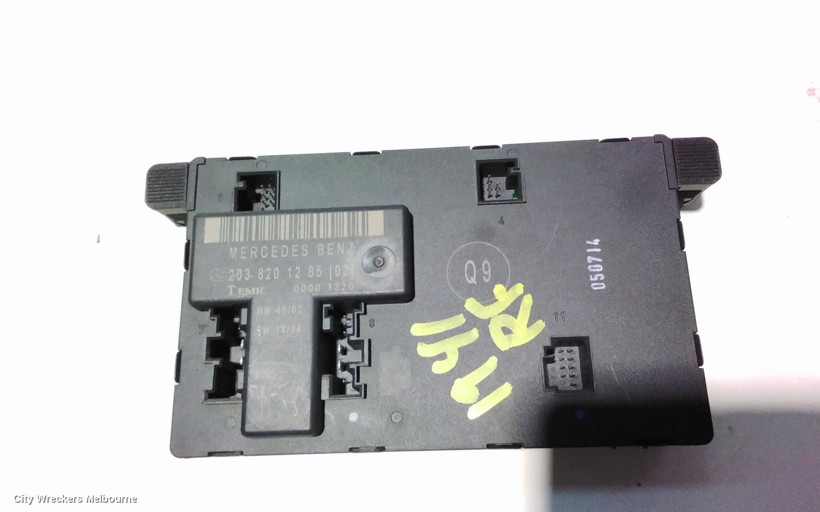 MERCEDES C CLASS ECU, RIGHT FRONT DOOR ECU, W203/S203, 11/2000 - 06/2007 0