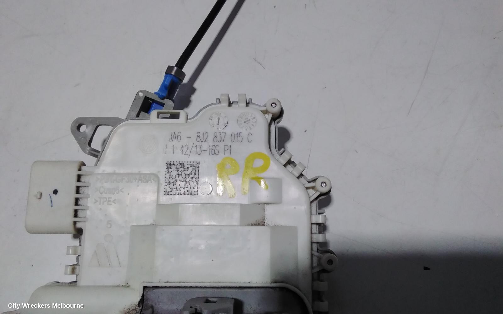 AUDI Q3 DOOR/BOOT/GATE LOCK, RIGHT REAR DOOR LOCK, 8U, P/N 8K0839016H, 11/2014 - 12/2018