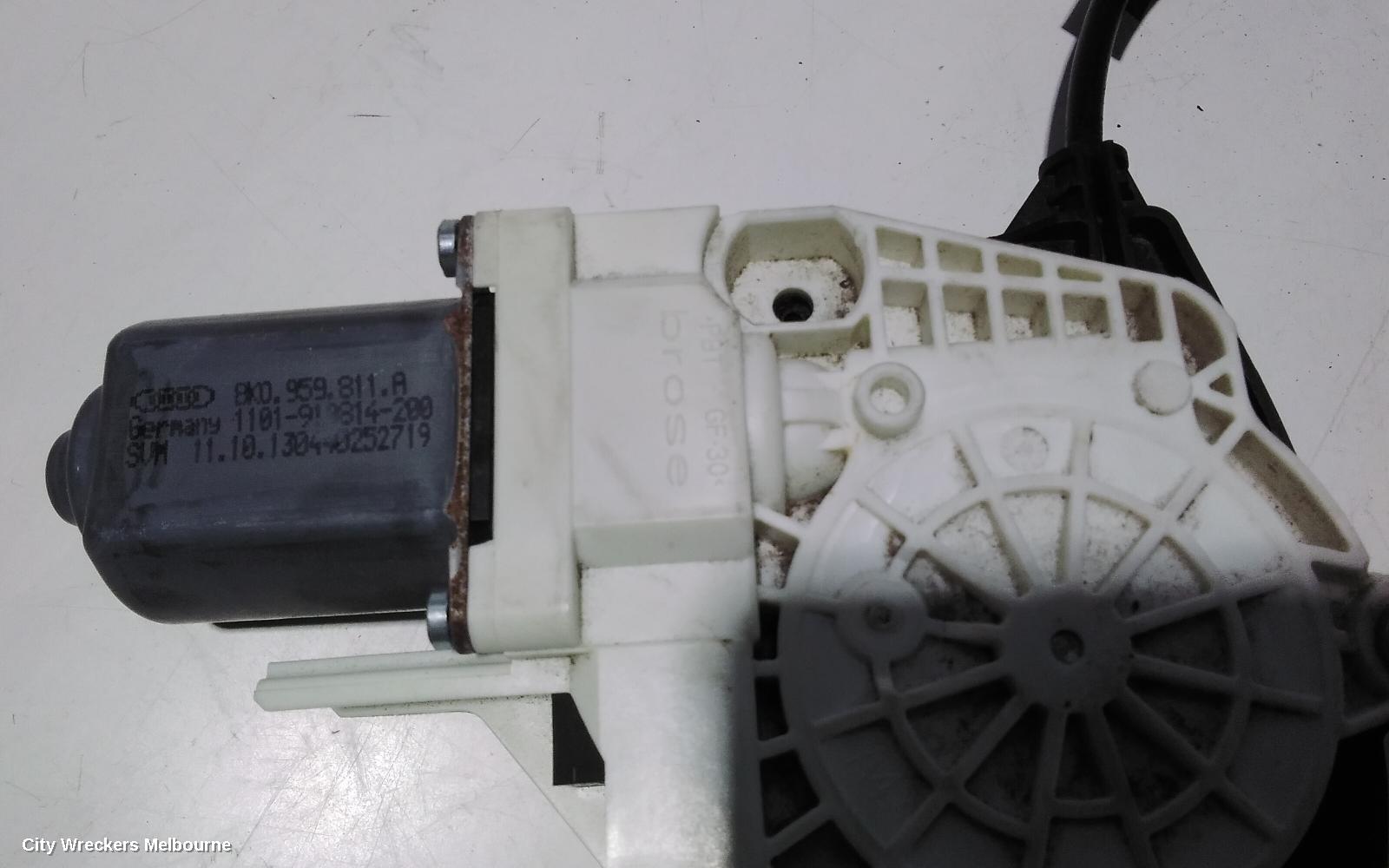 AUDI Q3 LEFT REAR WND REG/MOTOR, 8U, 03/2012 - 12/2018