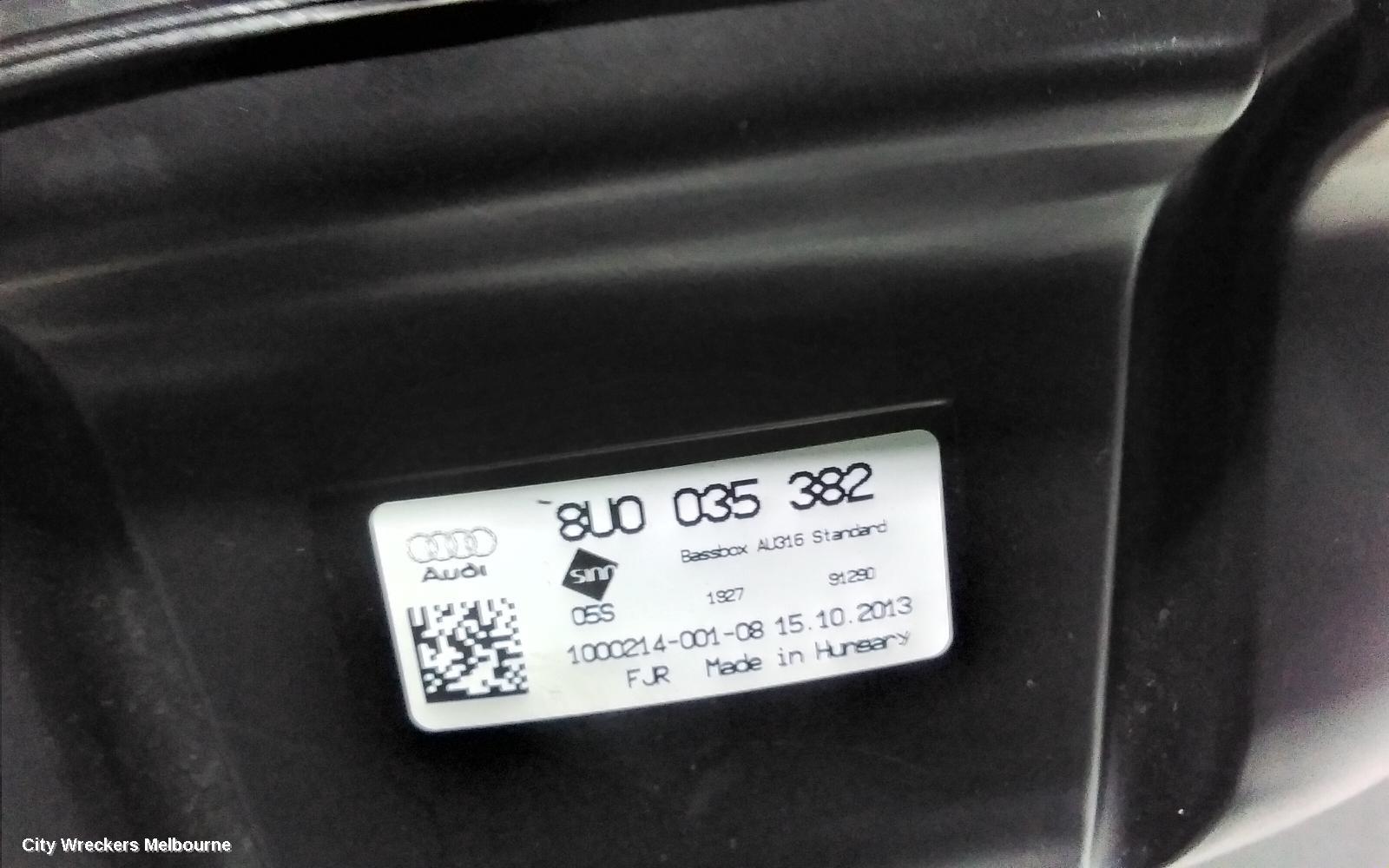 AUDI Q3 SPEAKER, 8U, 03/2012 - 12/2018