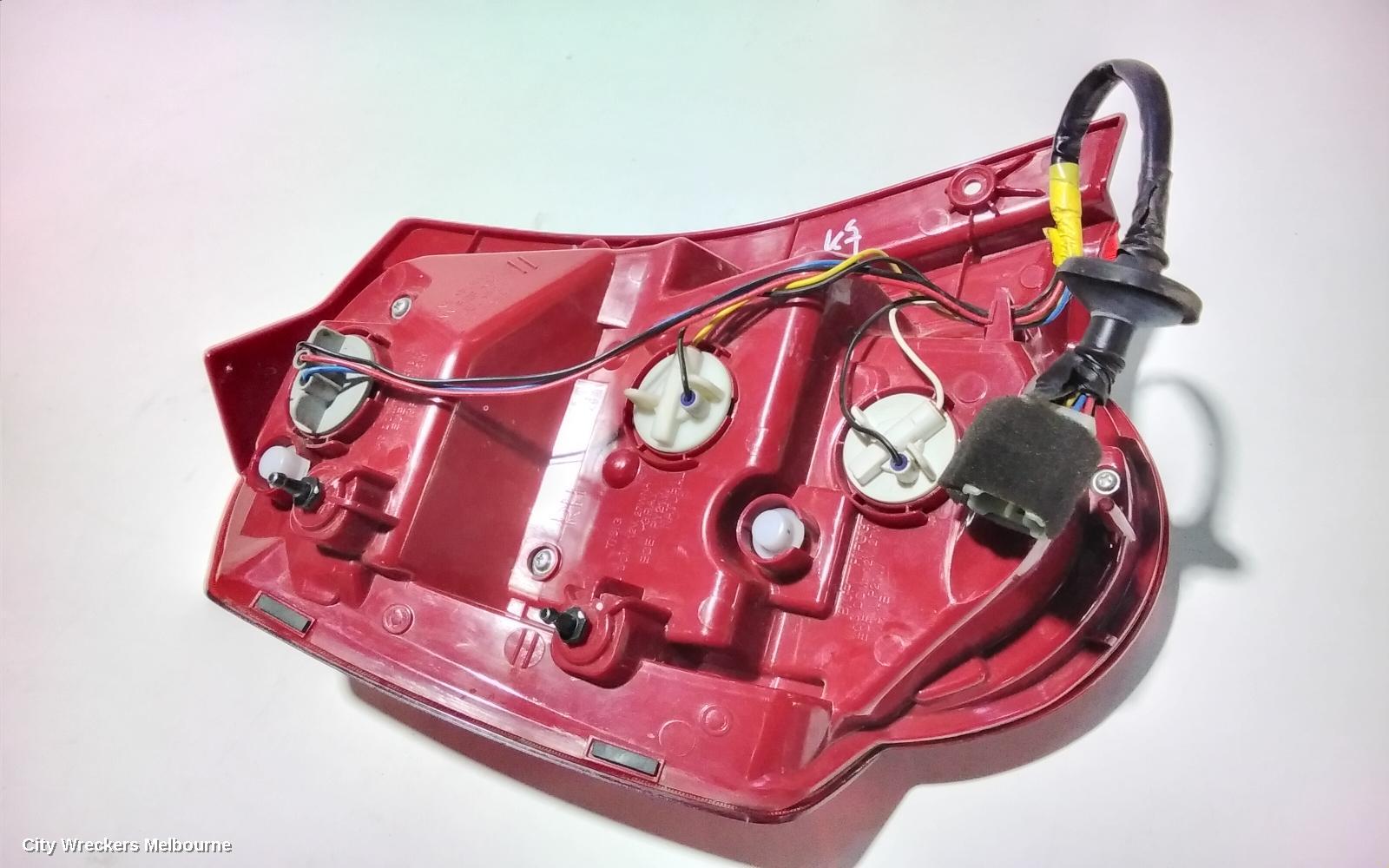 HOLDEN BARINA RIGHT TAILLIGHT, TK, HATCH, 07/2008 - 12/2012
