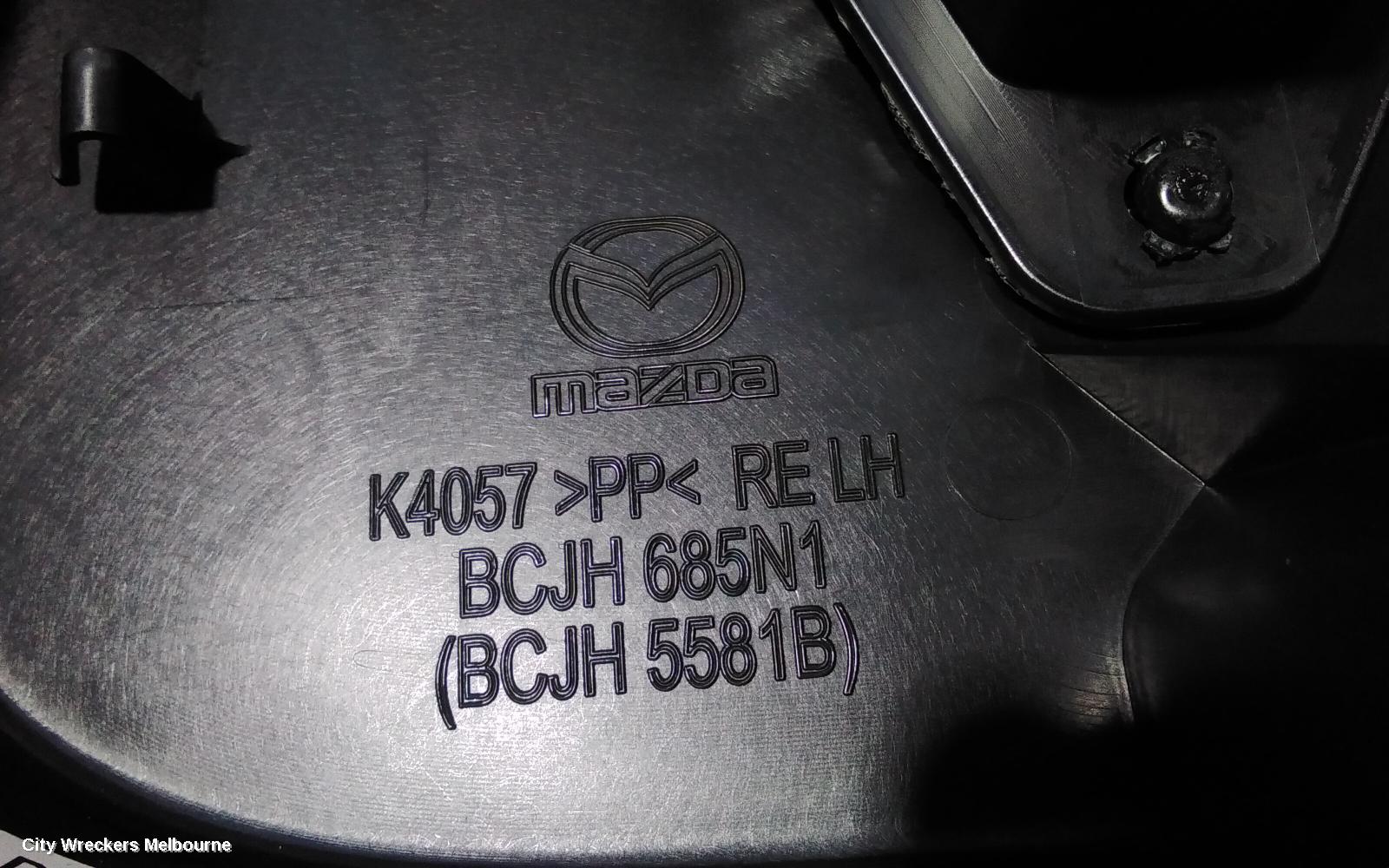 MAZDA 3 DOOR TRIM, LH REAR, BP, 03/2019 ONWARDS