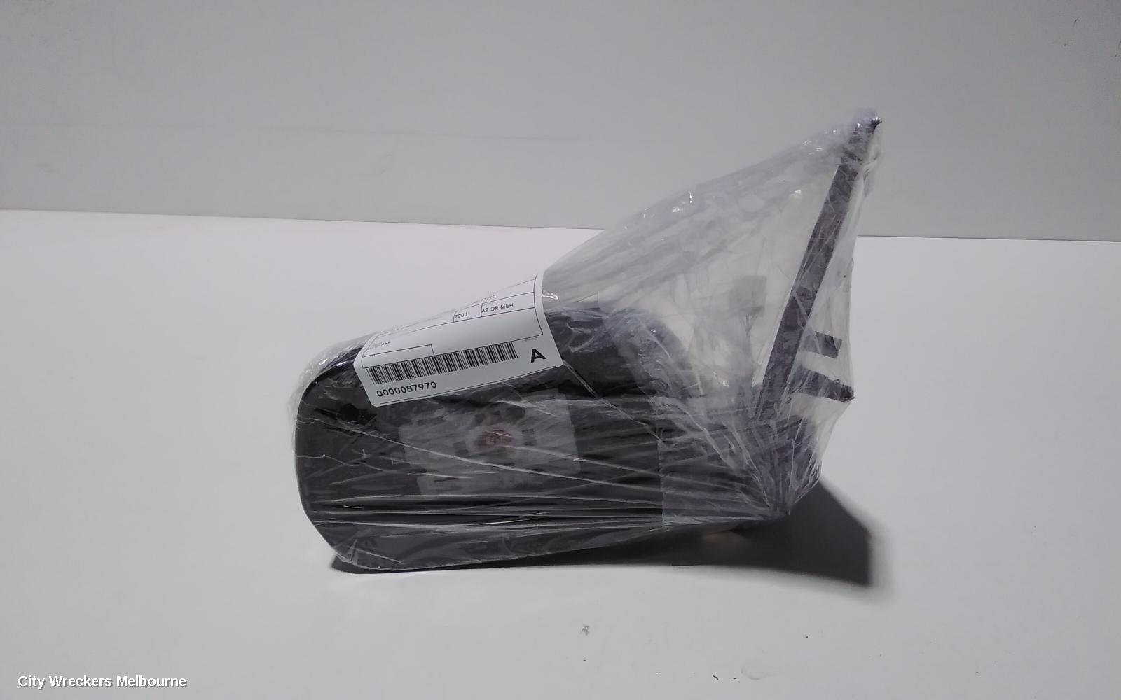 TOYOTA AVENSIS LEFT DOOR MIRROR, ACM21R, POWER, COLOUR CODED, 12/2003 - 12/2010