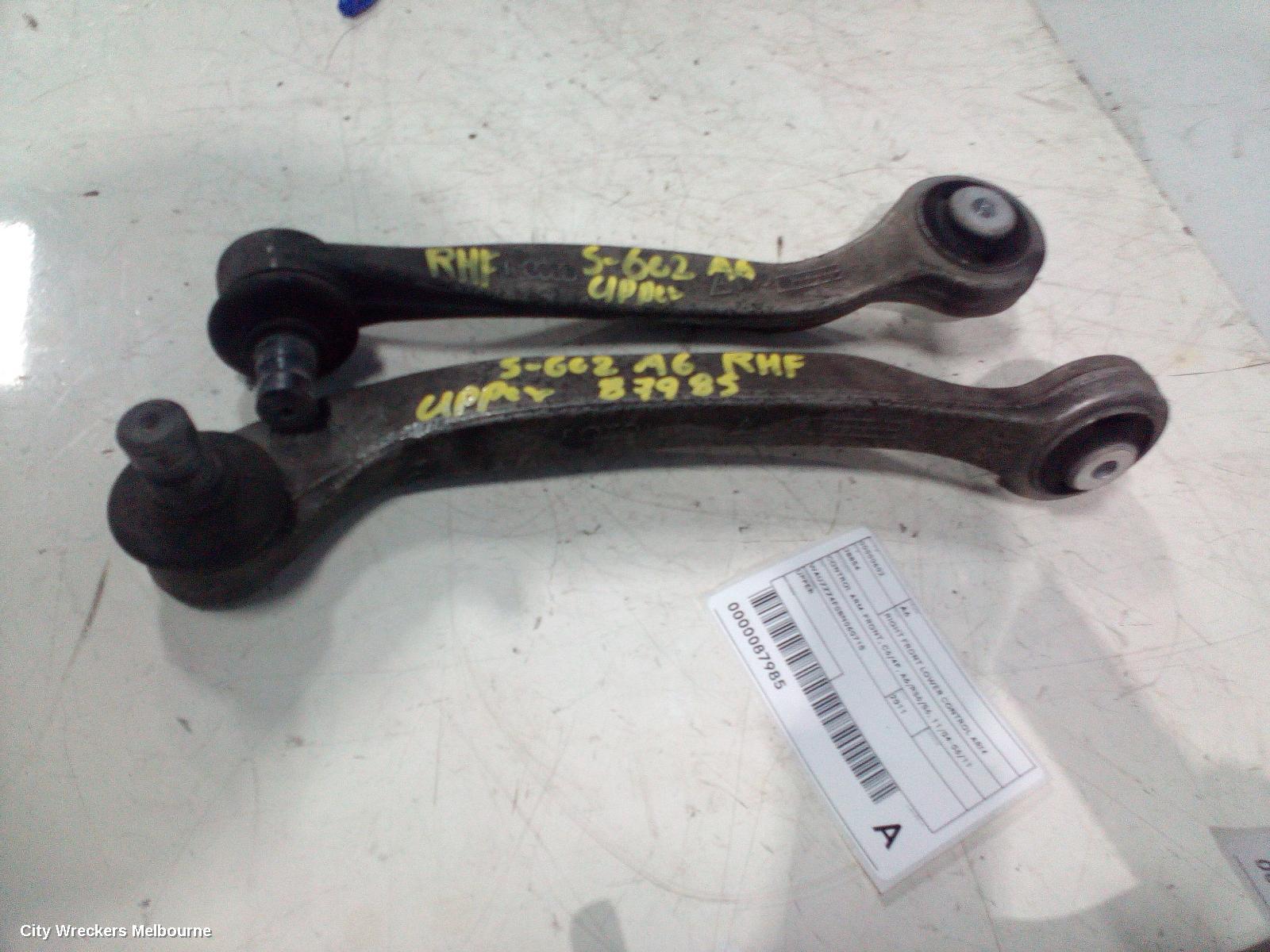 AUDI A6 RIGHT FRONT LOWER CONTROL ARM, CONTROL ARM-FRONT, C6/4F, A6/RS6/S6, 11/2004 - 06/2011