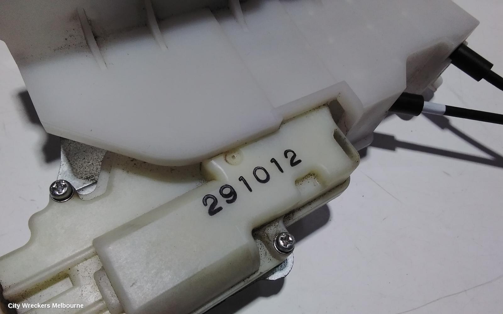 HOLDEN COLORADO DOOR/BOOT/GATE LOCK, RIGHT REAR DOOR LOCK, RG 7, 12/2012 - 06/2016
