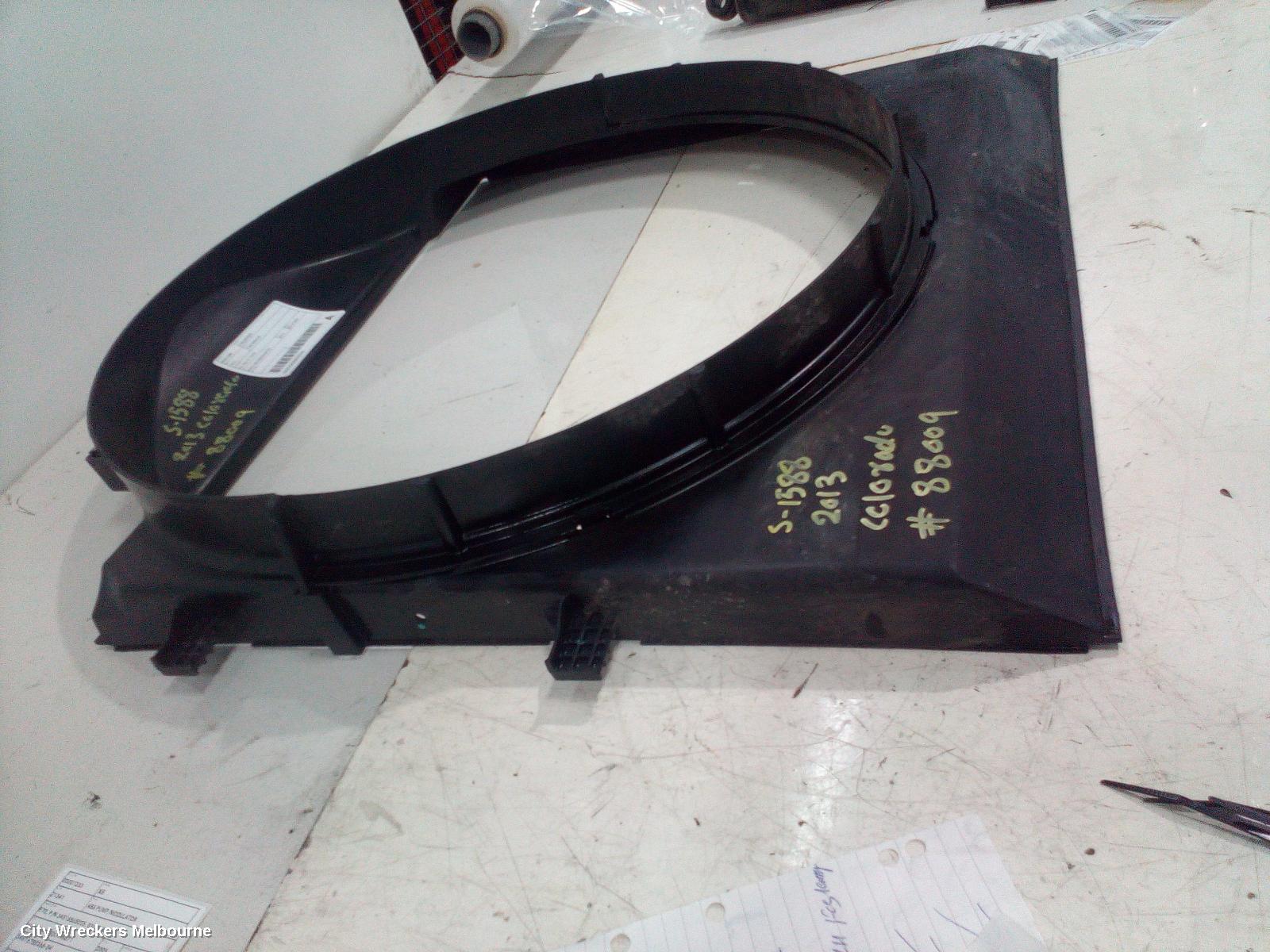 HOLDEN COLORADO FAN SHROUD, RG, 06/2012 - 12/2020