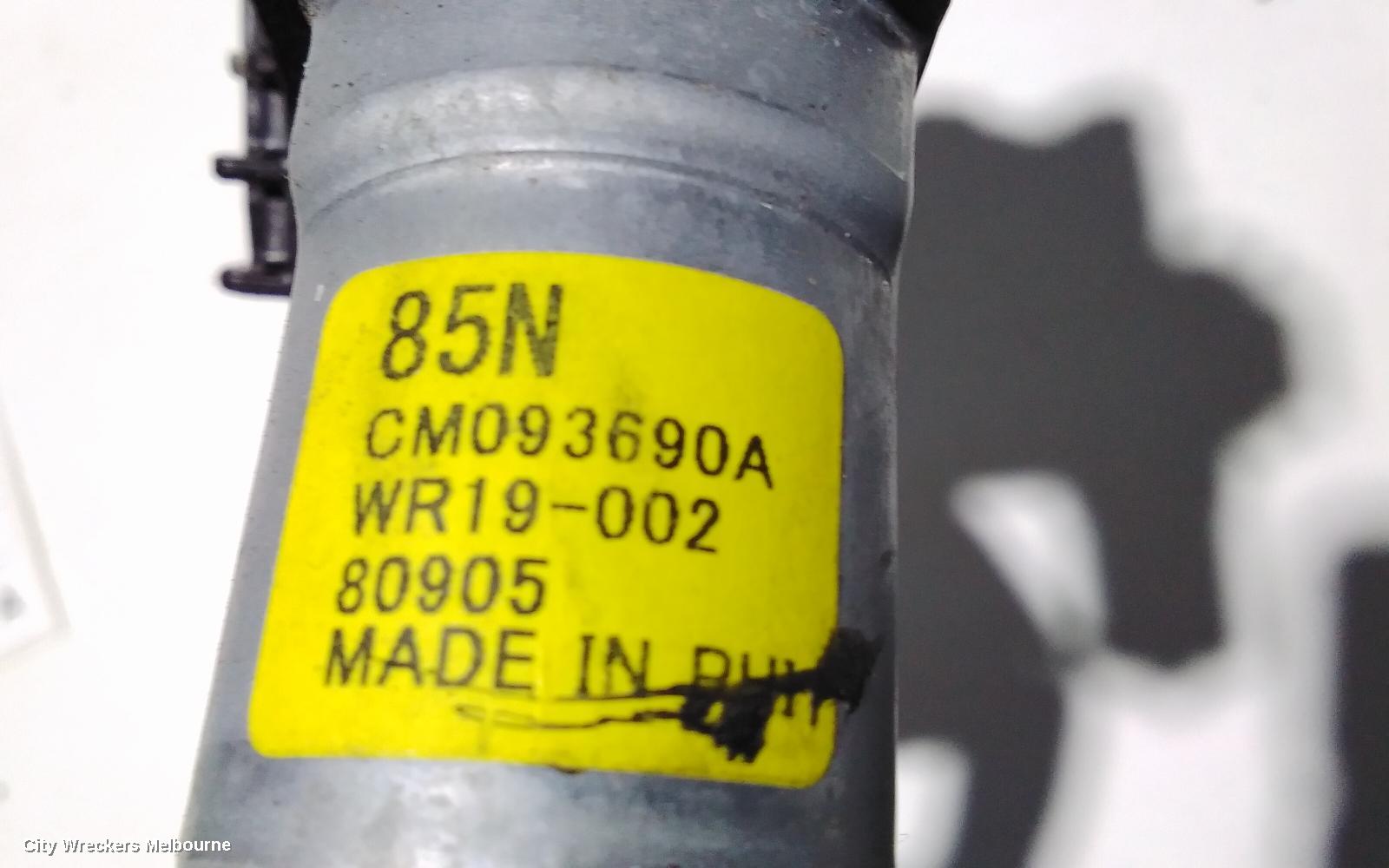 HONDA CIVIC RIGHT FRONT WINDOW REG/MOTOR, 10TH GEN, HATCH, 05/2016 ONWARDS