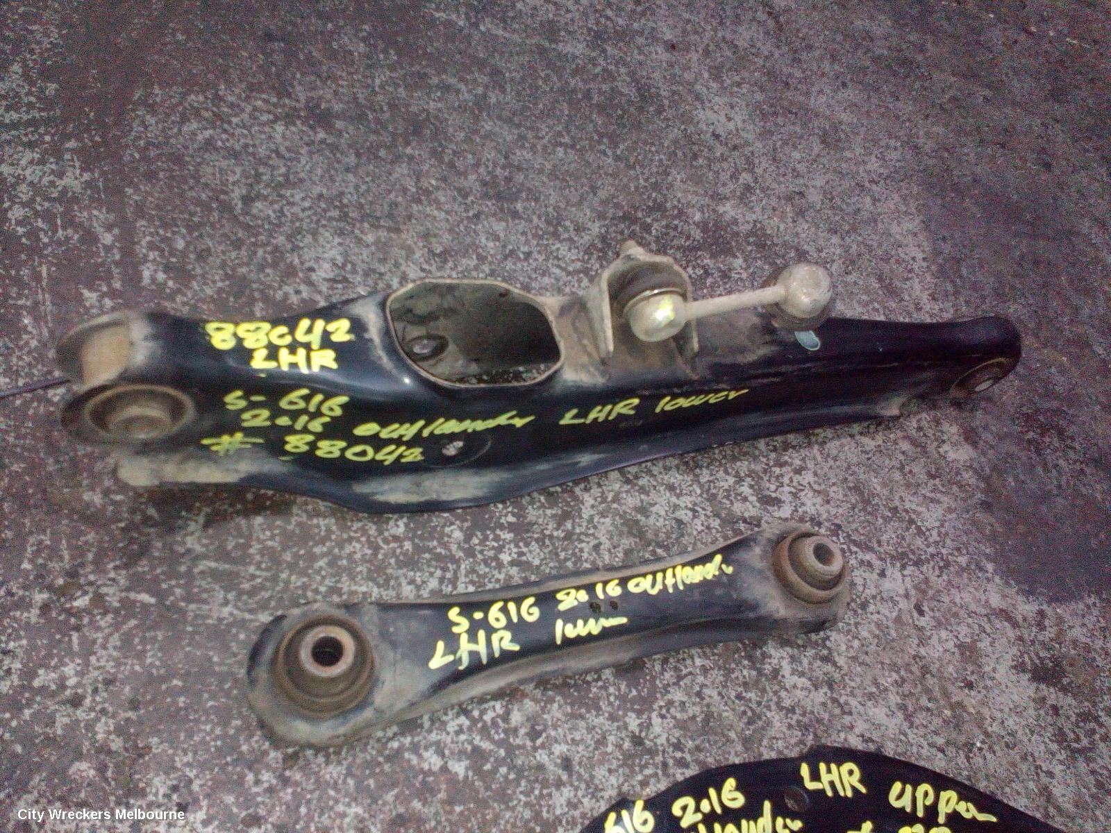 MITSUBISHI OUTLANDER LEFT REAR TRAILING ARM, LOWER CONTROL ARM-REAR, ZJ-ZL, 10/2012 ONWARDS