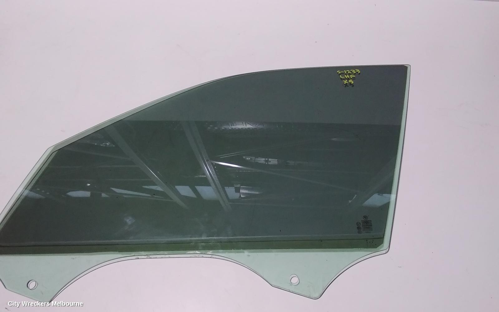 BMW X5 LEFT FRONT DOOR WINDOW, E70, 12/2006 - 08/2013