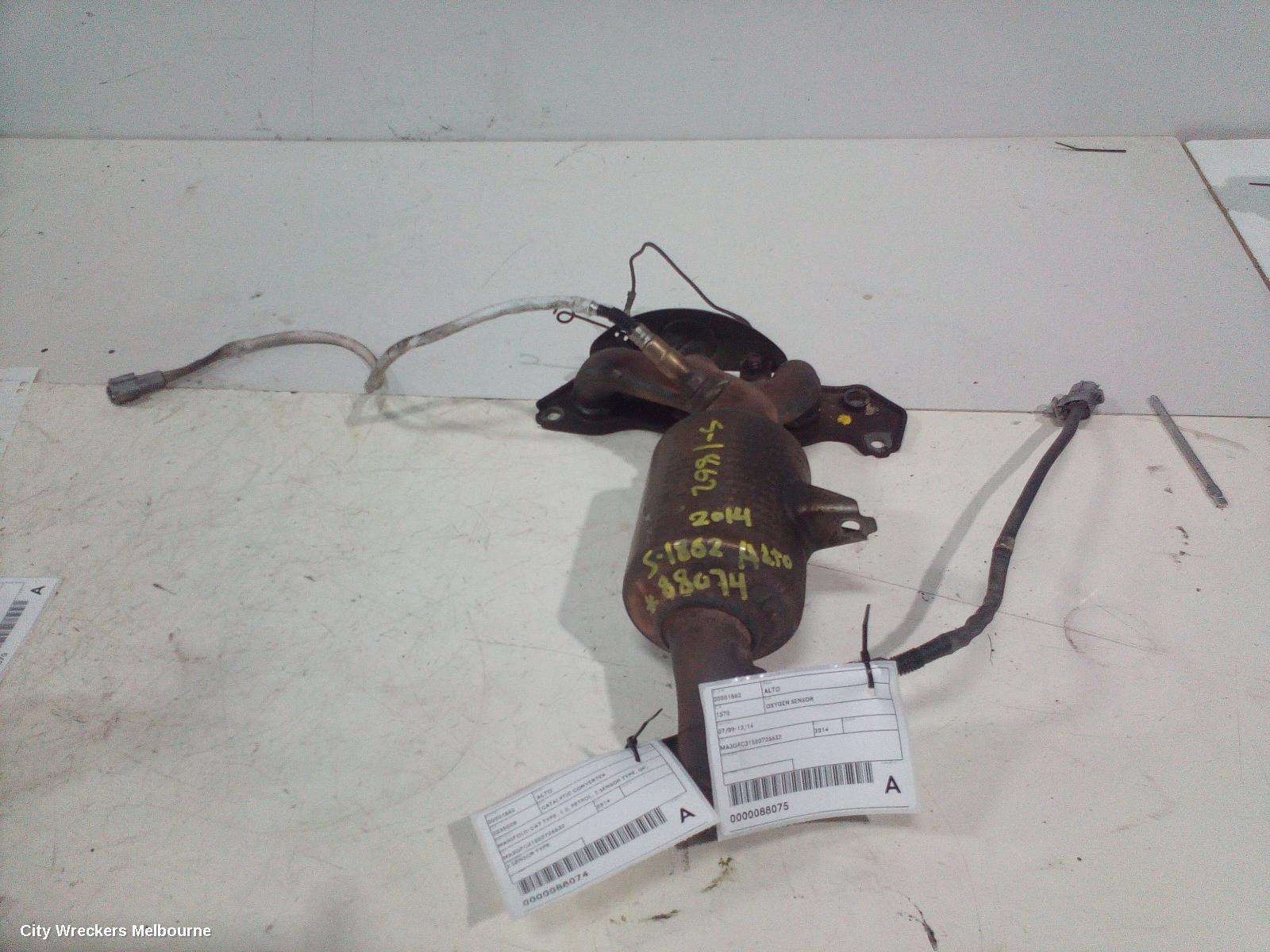 SUZUKI ALTO OXYGEN SENSOR, 07/2009 - 12/2014