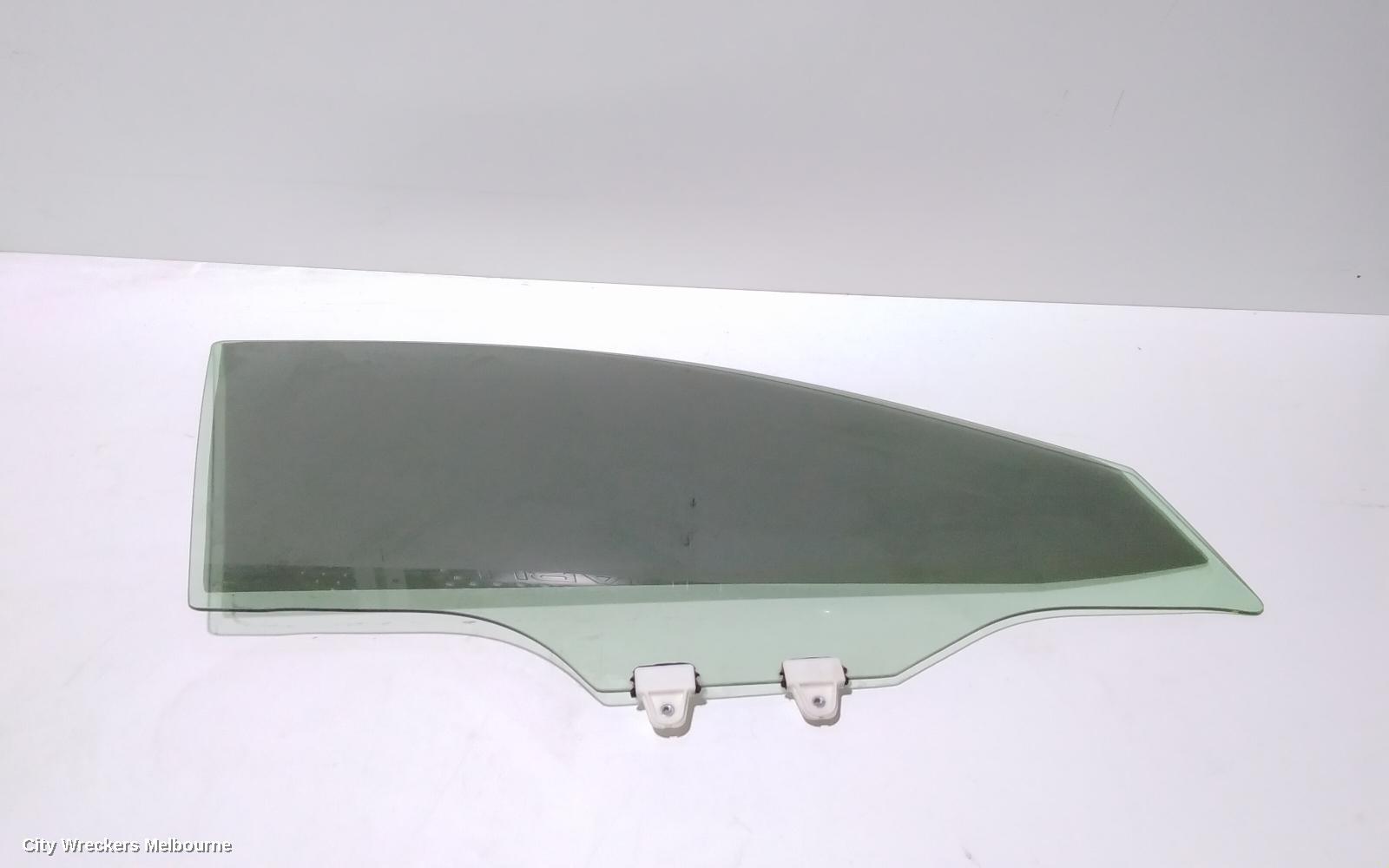 MAZDA CX3 RIGHT FRONT DOOR WINDOW, DK, 03/2015 ONWARDS