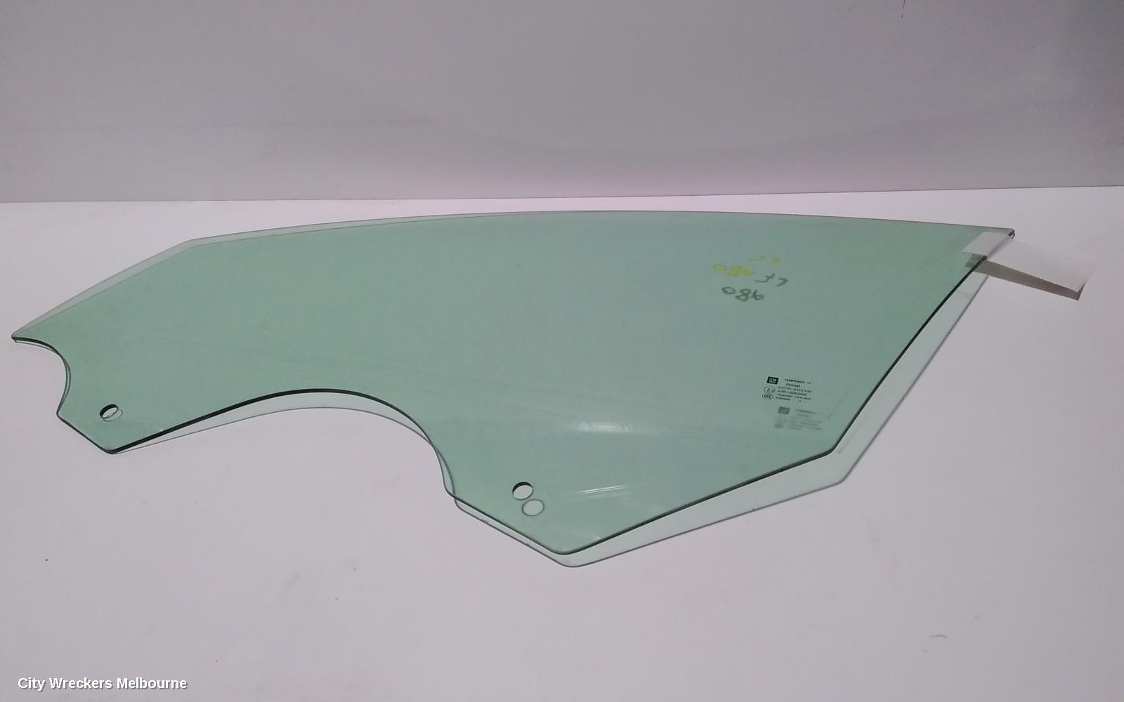 HOLDEN INSIGNIA LEFT FRONT DOOR WINDOW, GA, 02/2015 - 01/2017