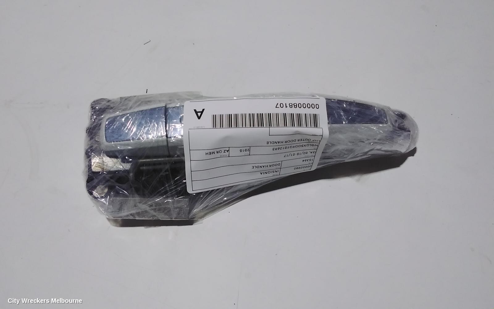HOLDEN INSIGNIA DOOR HANDLE, GA, 02/2015 - 01/2017