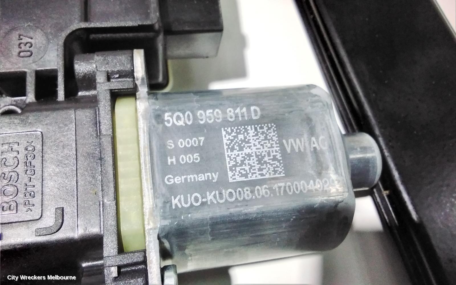 AUDI Q2 LEFT REAR WND REG/MOTOR, GA, 10/2016 ONWARDS