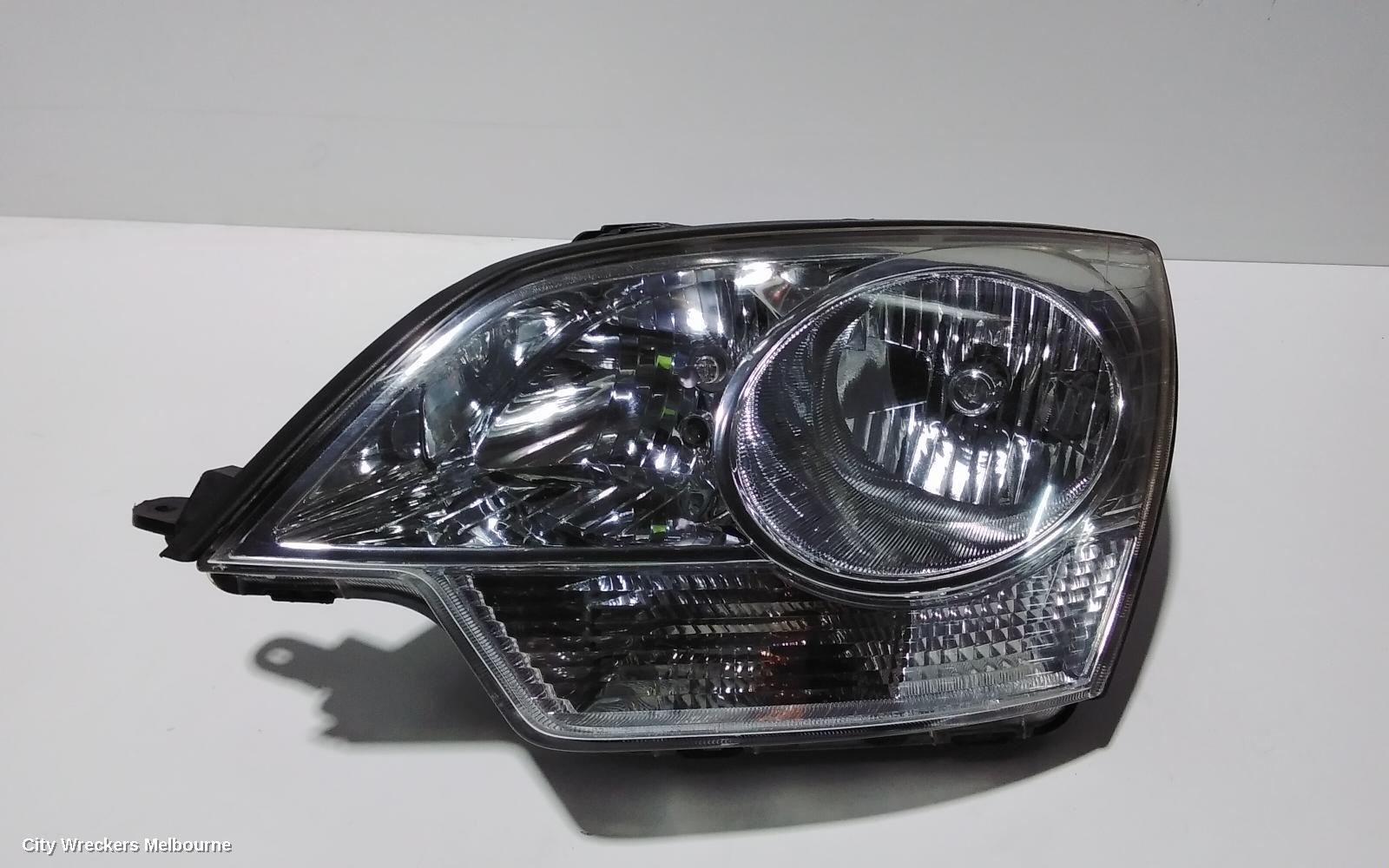 HOLDEN CAPTIVA LEFT HEADLAMP, CG, MAXX/CAPTIVA 5 (4TH VIN = D), 07/2008 - 09/2015