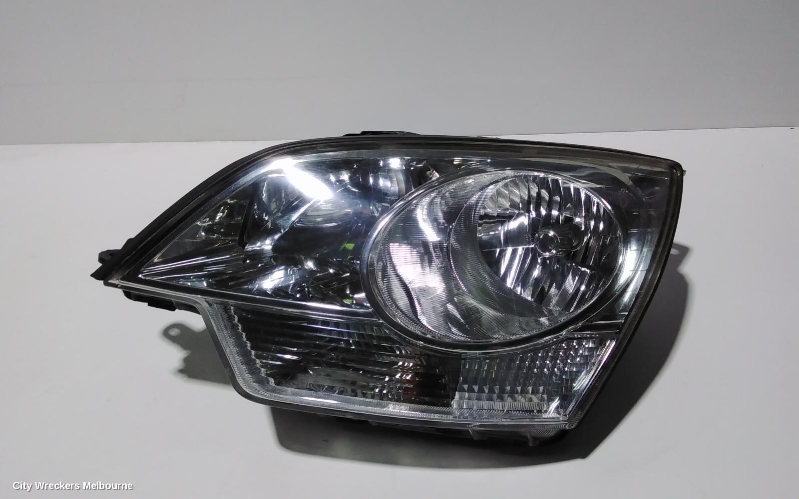 HOLDEN CAPTIVA LEFT HEADLAMP, CG, MAXX/CAPTIVA 5 (4TH VIN = D), 07/2008 - 09/2015