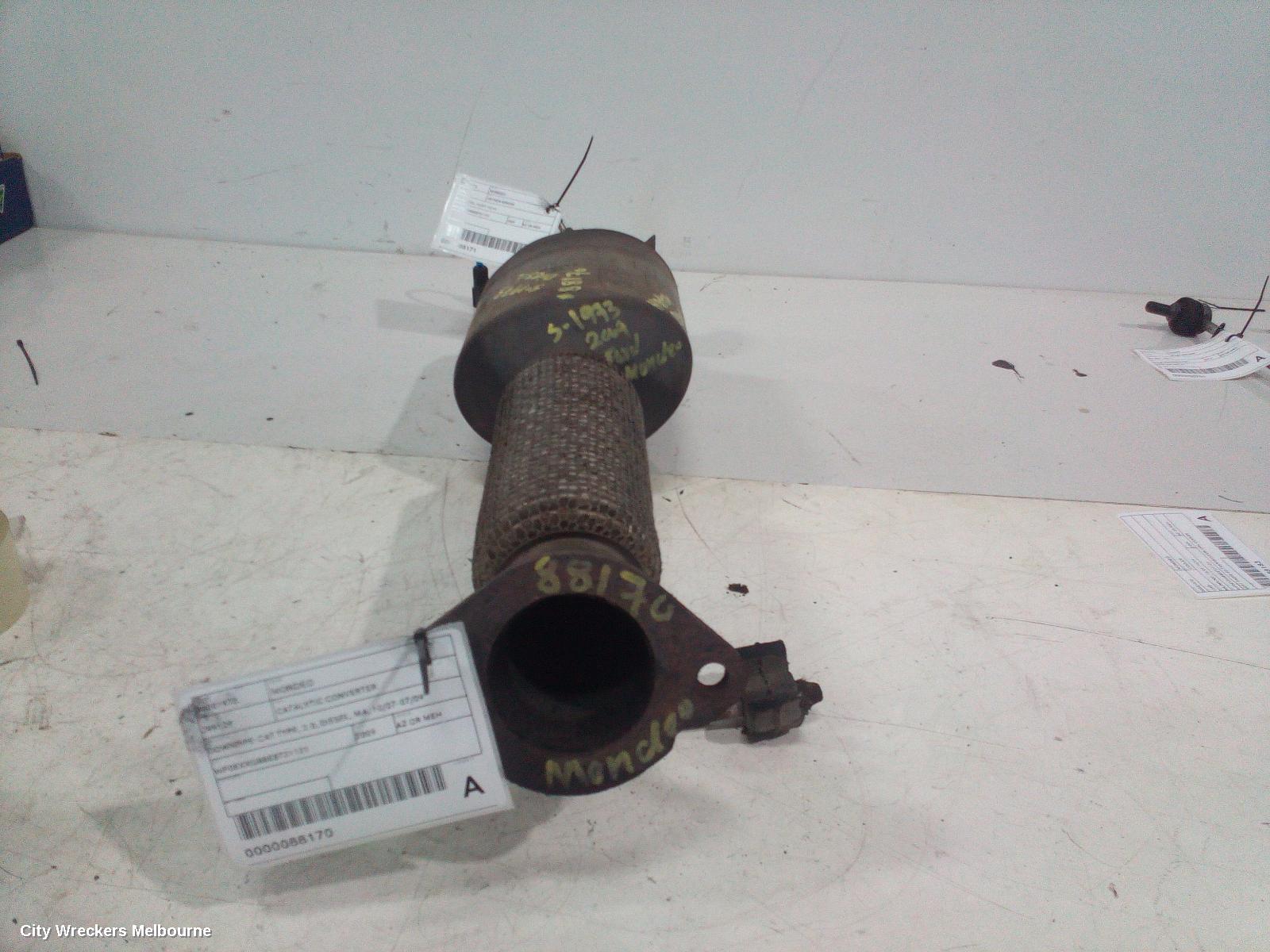 FORD MONDEO CATALYTIC CONVERTER, DOWNPIPE-CAT TYPE, 2.0, DIESEL, MA, 10/2007 - 07/2009
