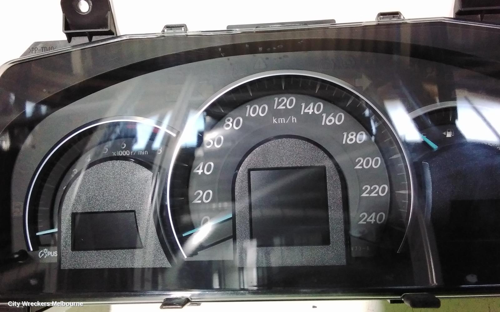 TOYOTA AURION INSTRUMENT CLUSTER, INSTRUMENT CLUSTER, GSV50R, AT-X/PRESARA/PRODIGY/TOURING, 02/2012 - 08/2017
