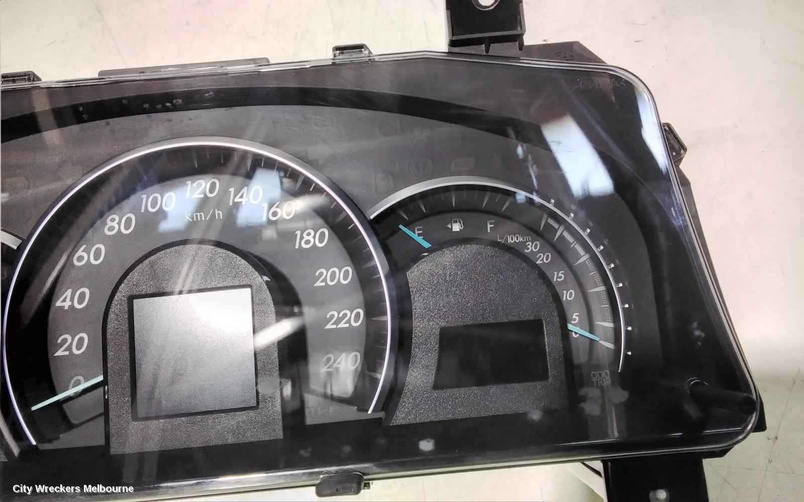 TOYOTA AURION INSTRUMENT CLUSTER, INSTRUMENT CLUSTER, GSV50R, AT-X/PRESARA/PRODIGY/TOURING, 02/2012 - 08/2017