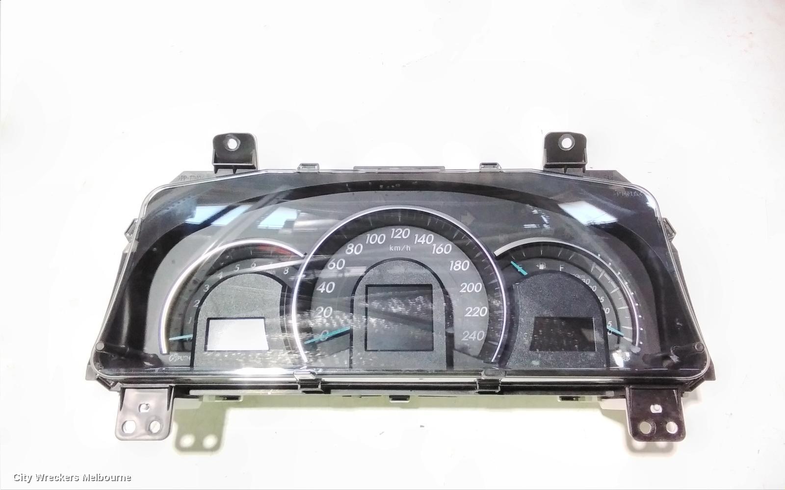 TOYOTA AURION INSTRUMENT CLUSTER, INSTRUMENT CLUSTER, GSV50R, AT-X/PRESARA/PRODIGY/TOURING, 02/2012 - 08/2017