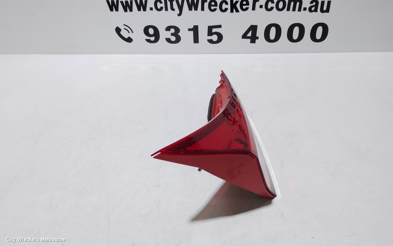 TOYOTA COROLLA REAR GARNISH, TAILGATE LAMP (LH SIDE), ZRE182R, HATCH, 10/2012 - 03/2015