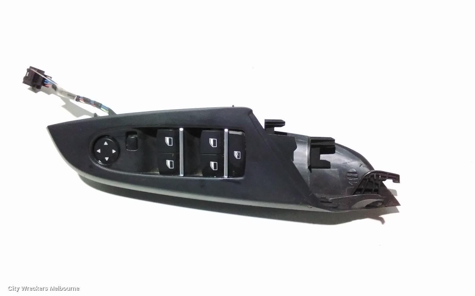 BMW X3 PWR DR WIND SWITCH, RH FRONT (MASTER SWITCH), NON AUTO DIP (9 PIN), F25, 03/2011 - 07/2017
