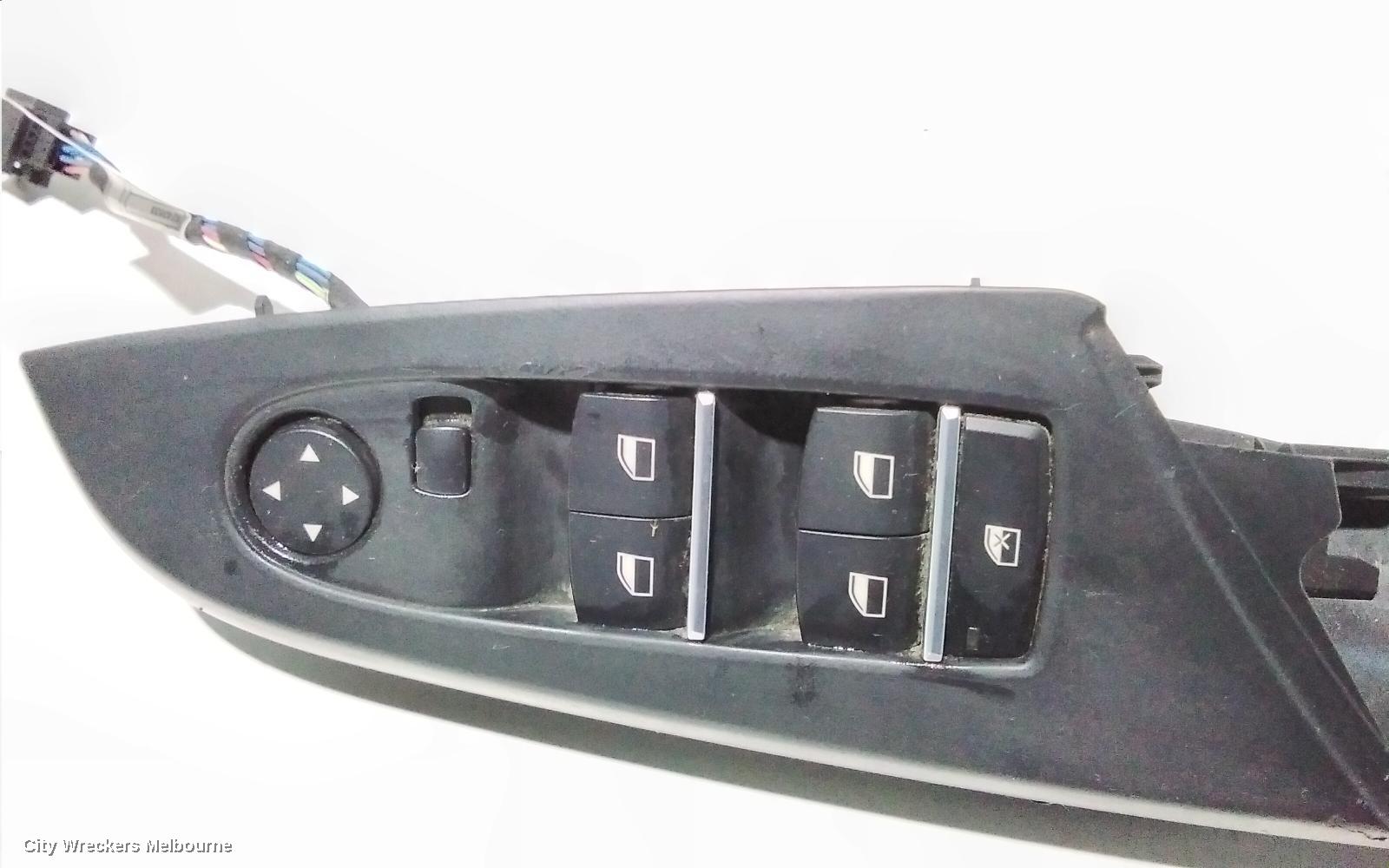 BMW X3 PWR DR WIND SWITCH, RH FRONT (MASTER SWITCH), NON AUTO DIP (9 PIN), F25, 03/2011 - 07/2017