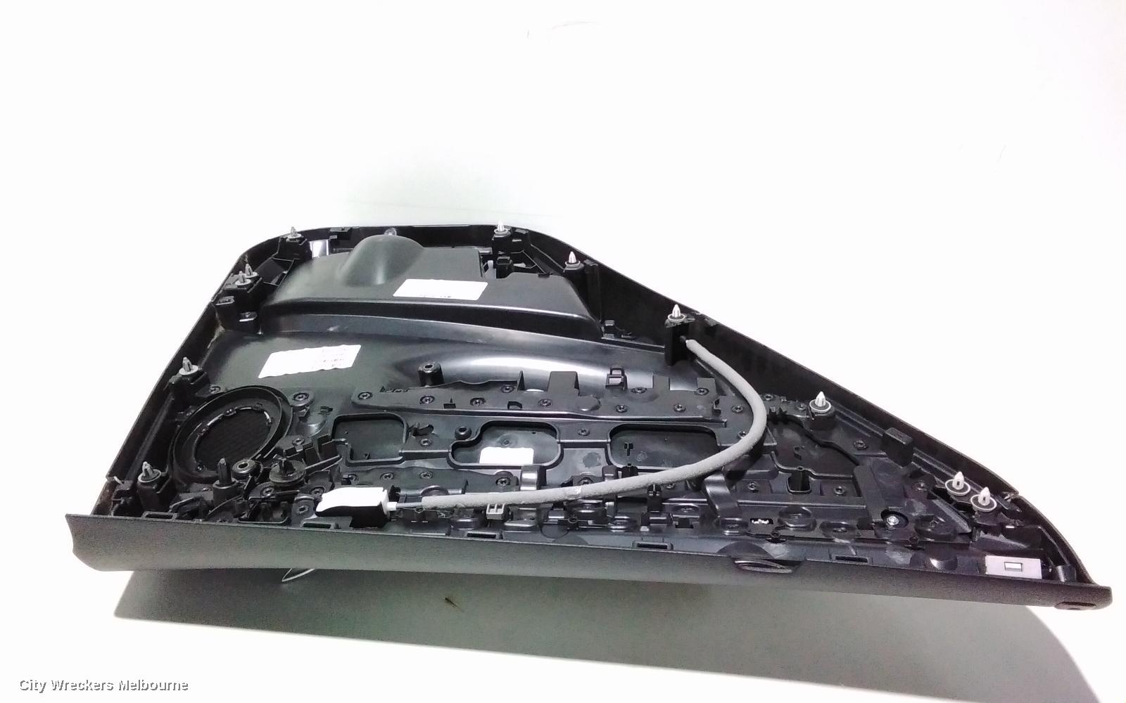 BMW X3 DOOR TRIM, RH REAR, BLACK, LEATHER, F25, 03/2011 - 07/2017