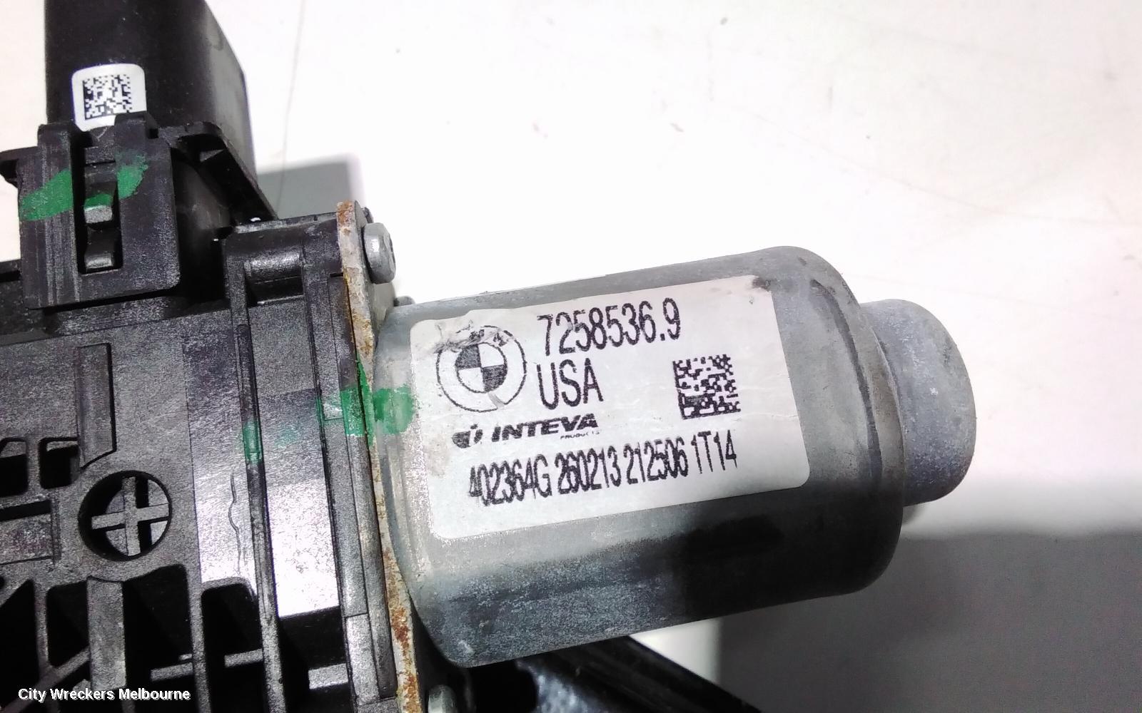 BMW X3 RIGHT REAR WND REG/MOTOR, F25, 12/2010 - 07/2017