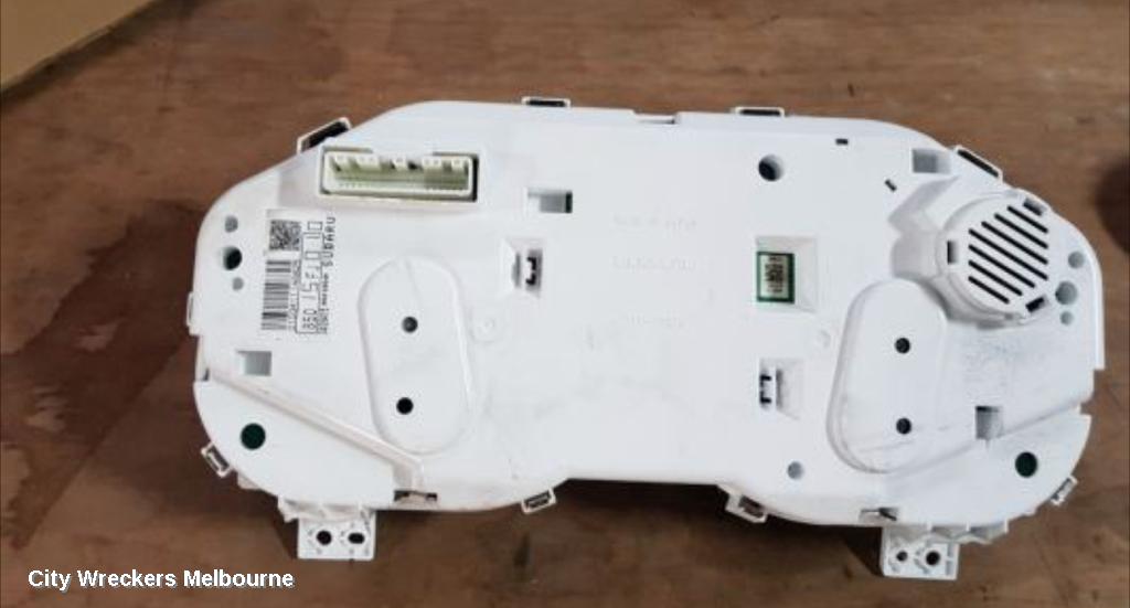 SUBARU IMPREZA INSTRUMENT CLUSTER, DISPLAY CLUSTER, G4, 12/2011 - 10/2016