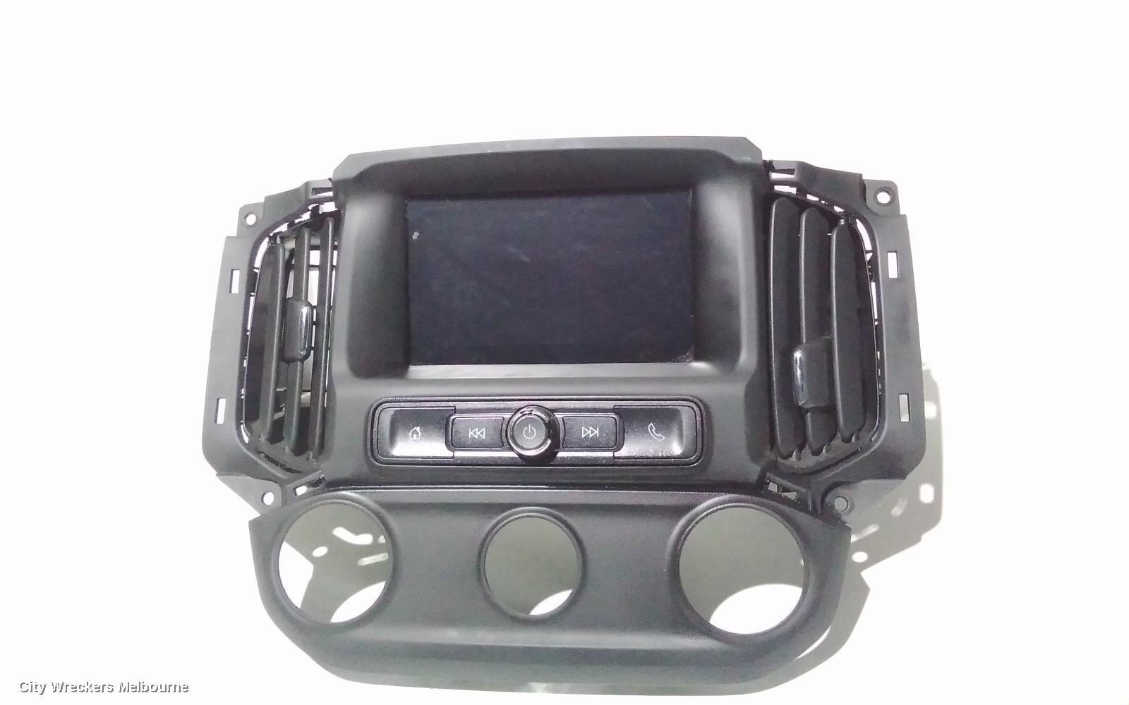 HOLDEN COLORADO RADIO/CD/DVD/SAT/TV, 8 INCH TOUCHSCREEN NON SAT NAV, RG/RG 7, 07/2016 - 12/2020