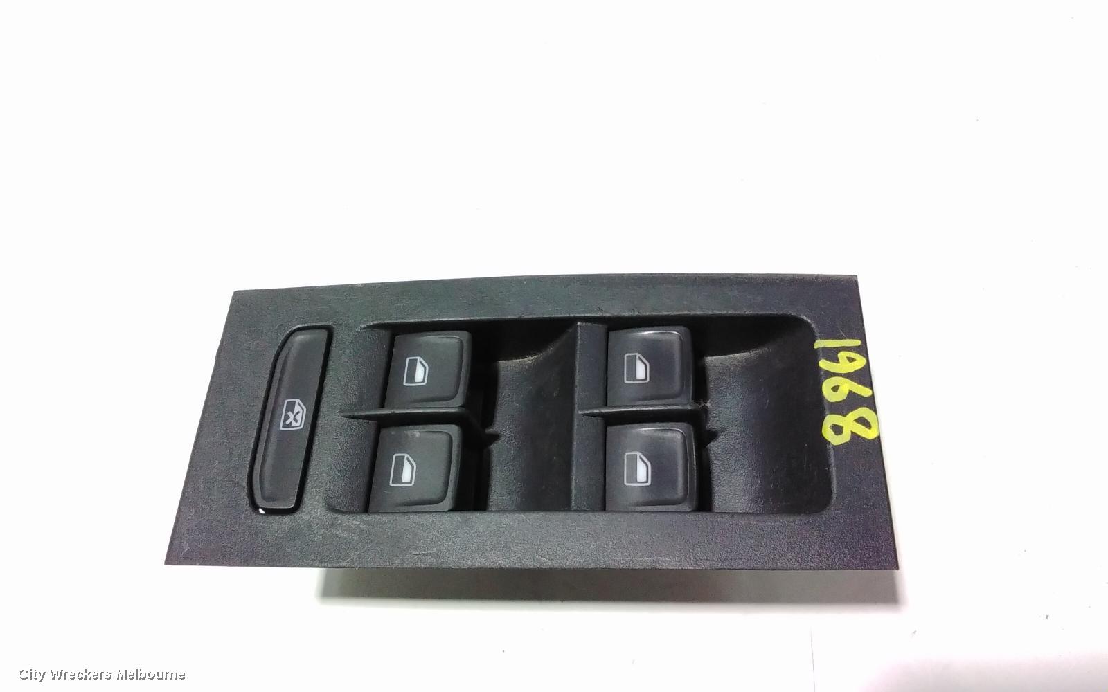 SKODA OCTAVIA PWR DR WIND SWITCH, RH FRONT (MASTER SWITCH), NE, LIFTBACK SEDAN/WAGON, 11/2013 - 02/2017
