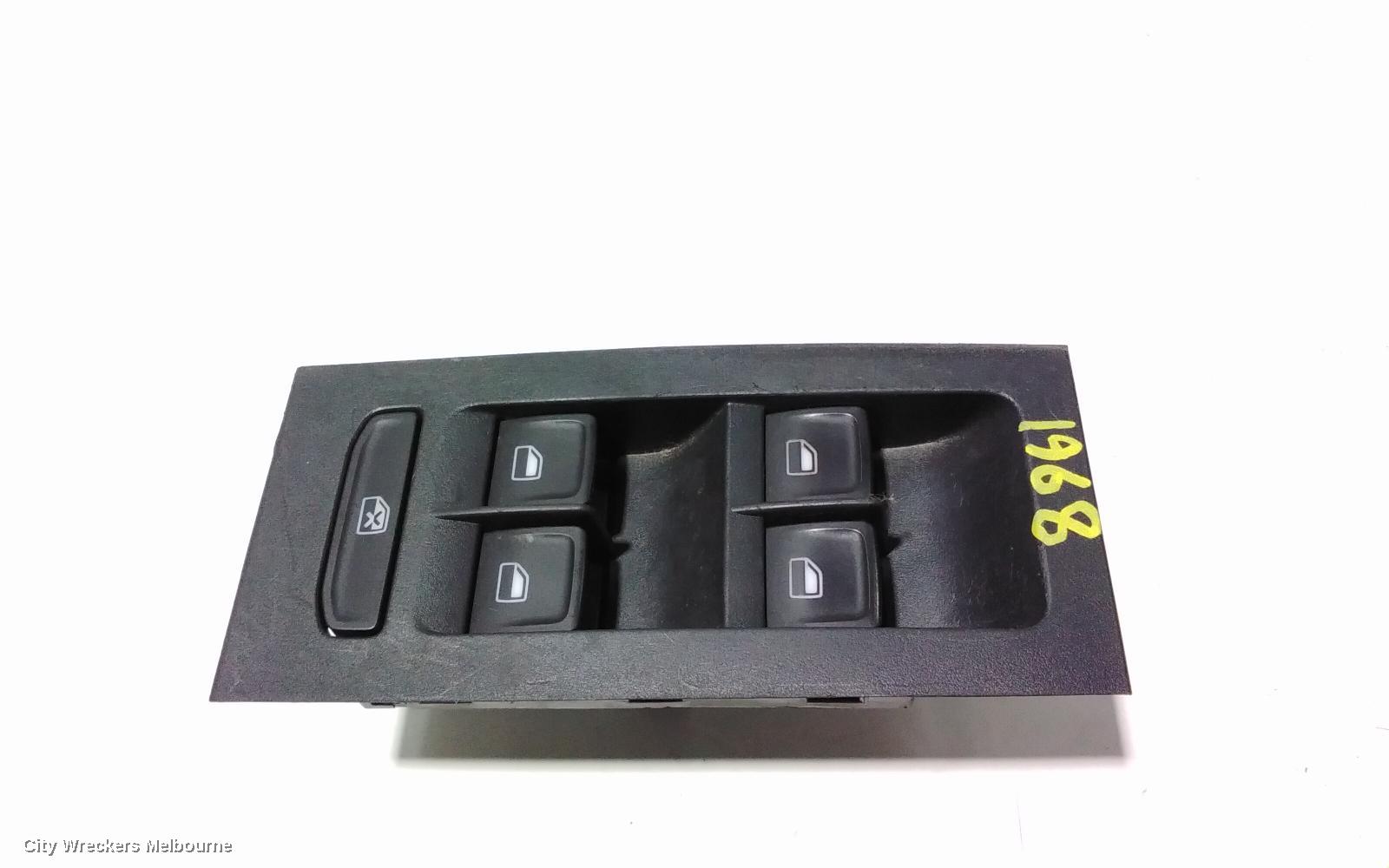 SKODA OCTAVIA PWR DR WIND SWITCH, RH FRONT (MASTER SWITCH), NE, LIFTBACK SEDAN/WAGON, 11/2013 - 02/2017