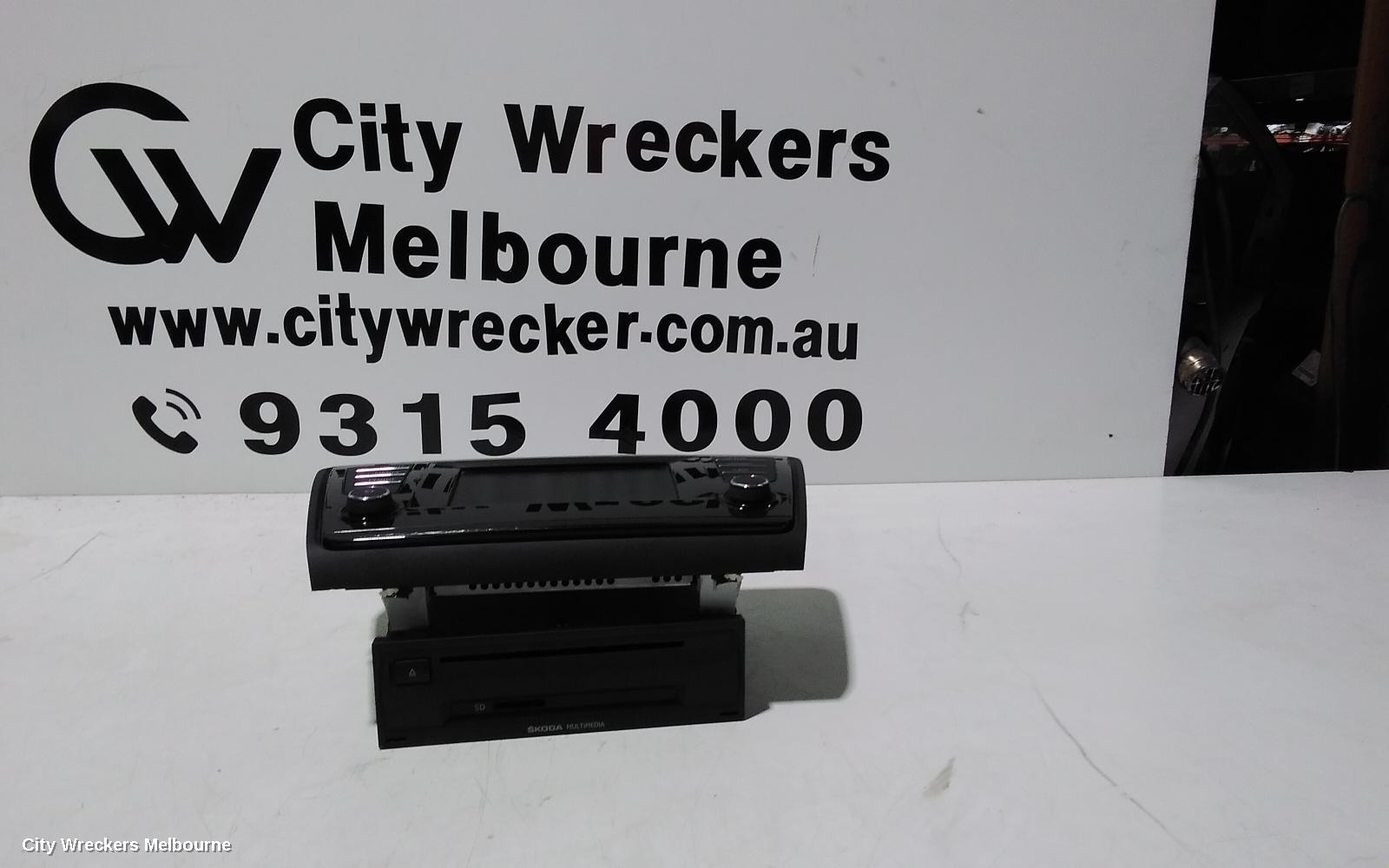 SKODA OCTAVIA RADIO/CD/DVD/SAT/TV, HEAD UNIT, NE, 11/2013 - 09/2020