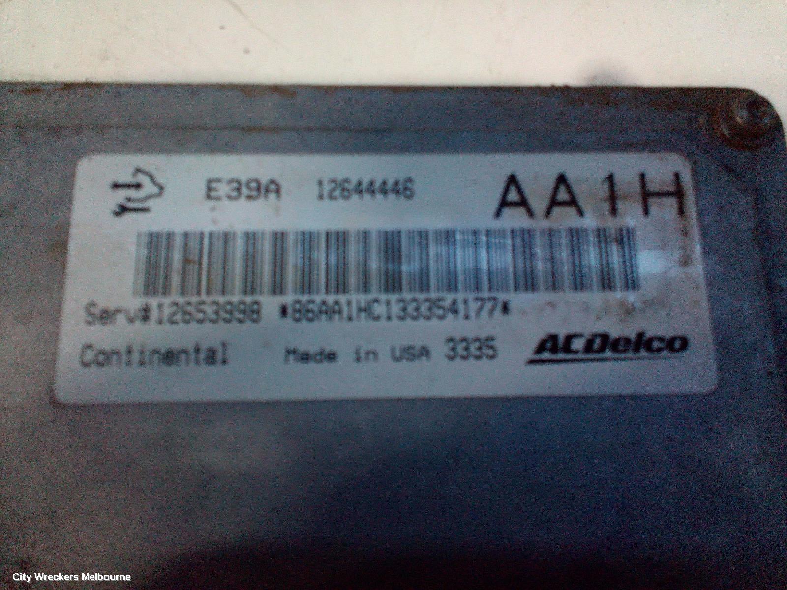 HOLDEN COMMODORE ECU, ENGINE ECU, V6, ECU ONLY, VF, 05/2013 - 12/2017