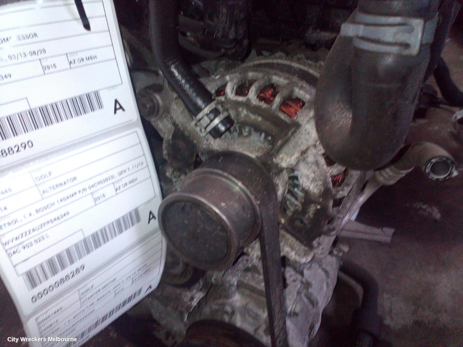 VOLKSWAGEN GOLF ALTERNATOR, PETROL, 1.4, BOSCH 140AMP P/N 04C903023L, GEN 7, 11/2013 - 08/2020