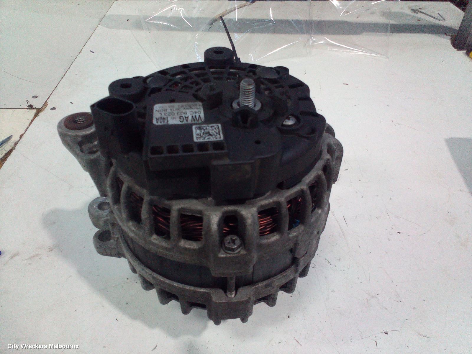 VOLKSWAGEN GOLF ALTERNATOR, PETROL, 1.4, BOSCH 140AMP P/N 04C903023L, GEN 7, 11/2013 - 08/2020