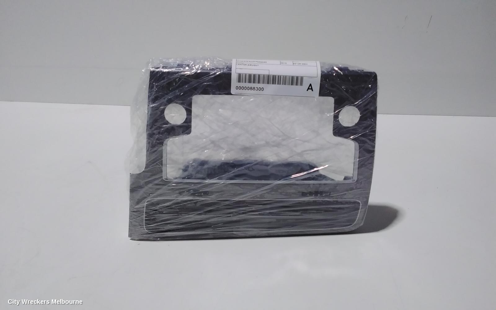 VOLKSWAGEN GOLF, GEN 7, 11/2012 - 08/2020, CENTER AIRVENT: 88300