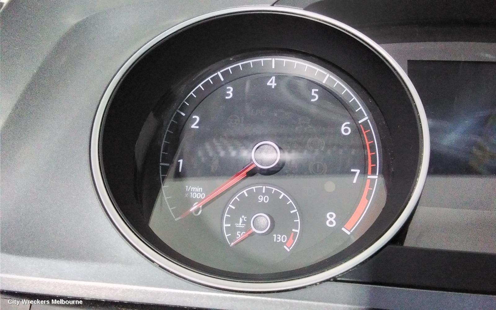 VOLKSWAGEN GOLF INSTRUMENT CLUSTER, INSTRUMENT CLUSTER, PETROL, BASE/COMFORTLINE/TRENDLINE, GEN 7, 03/2013 - 03/2017